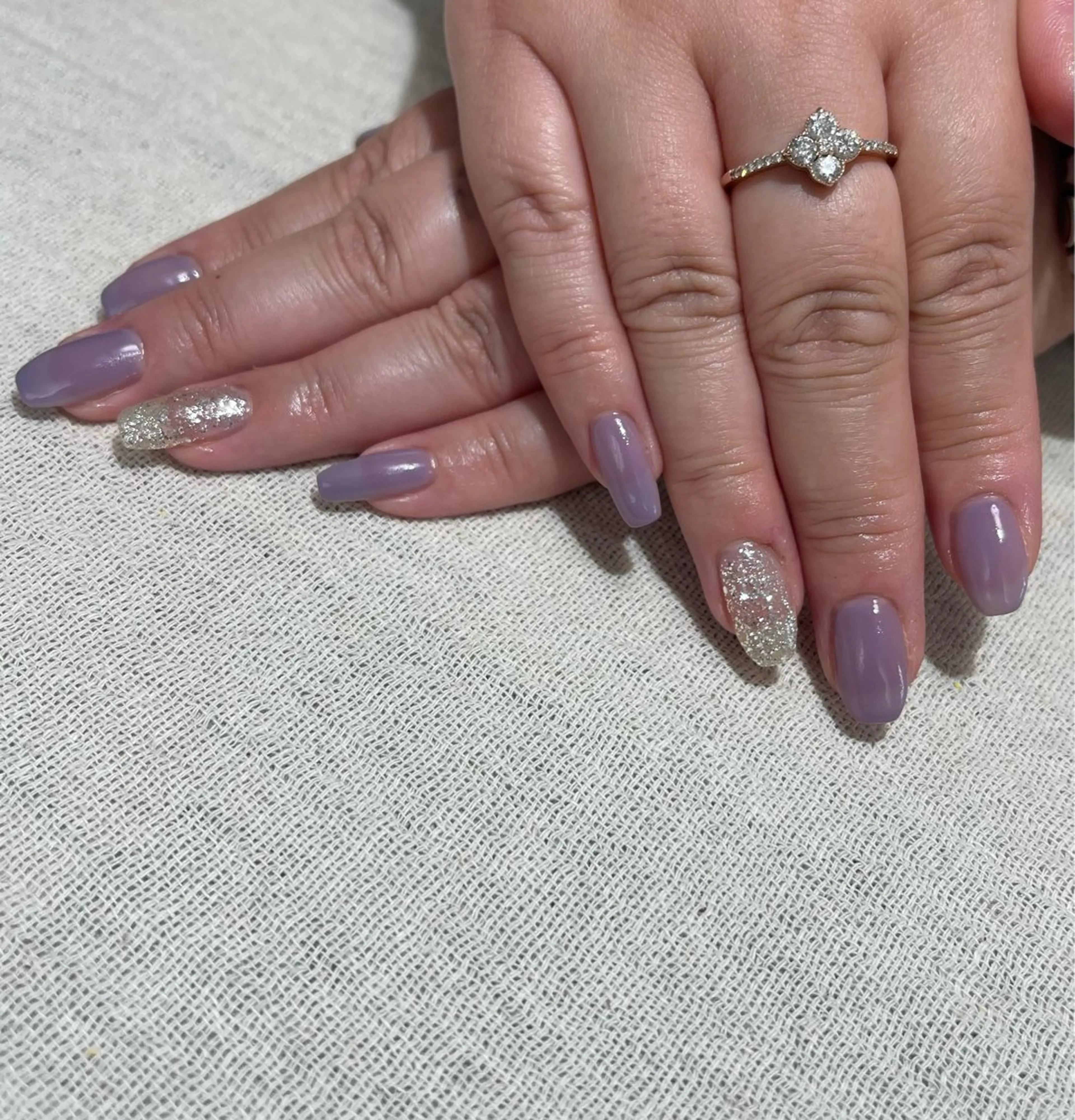 ネイル ラメ(グリッター) nanairo nailのネイルデザイン