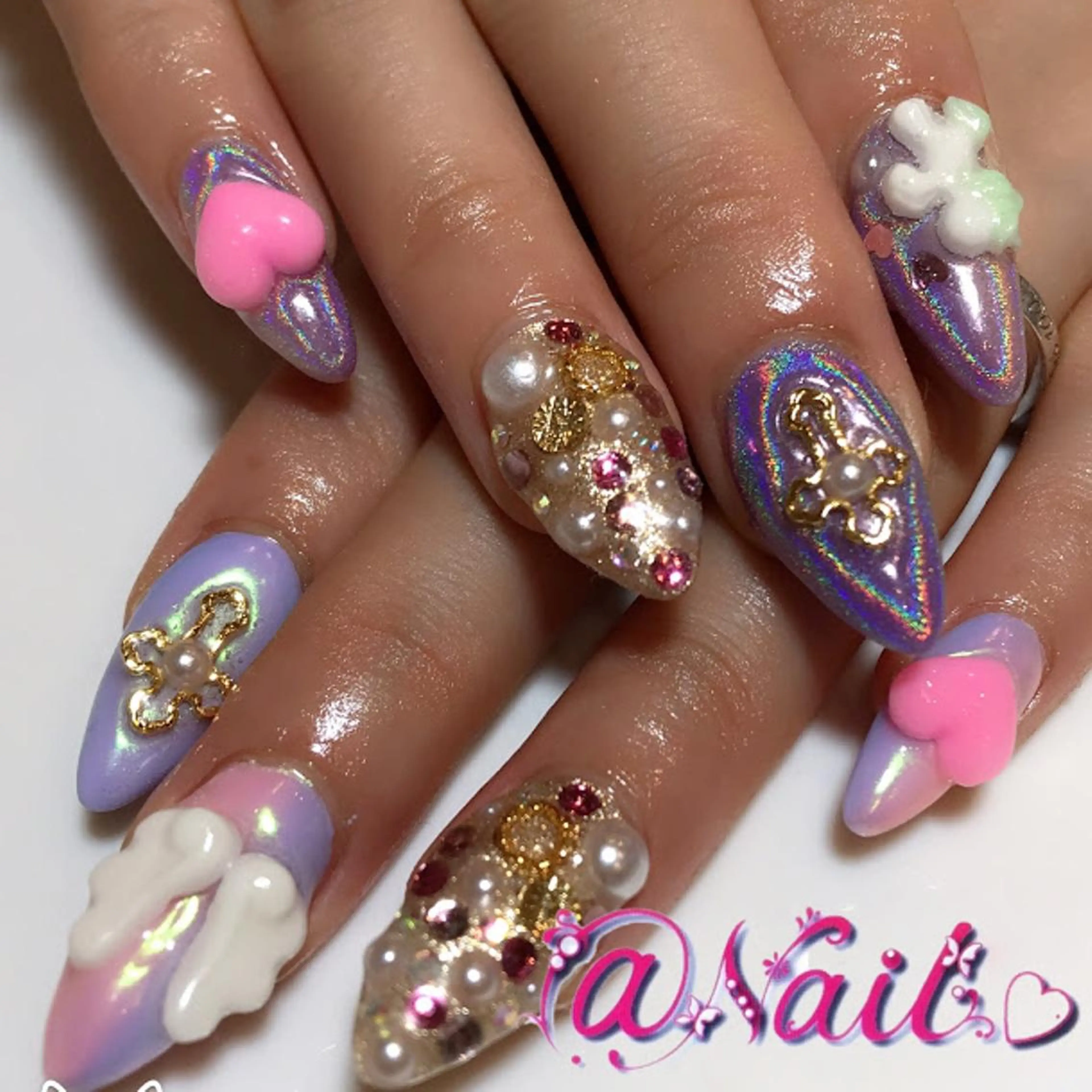 ネイル 小尾 栞のネイルデザイン