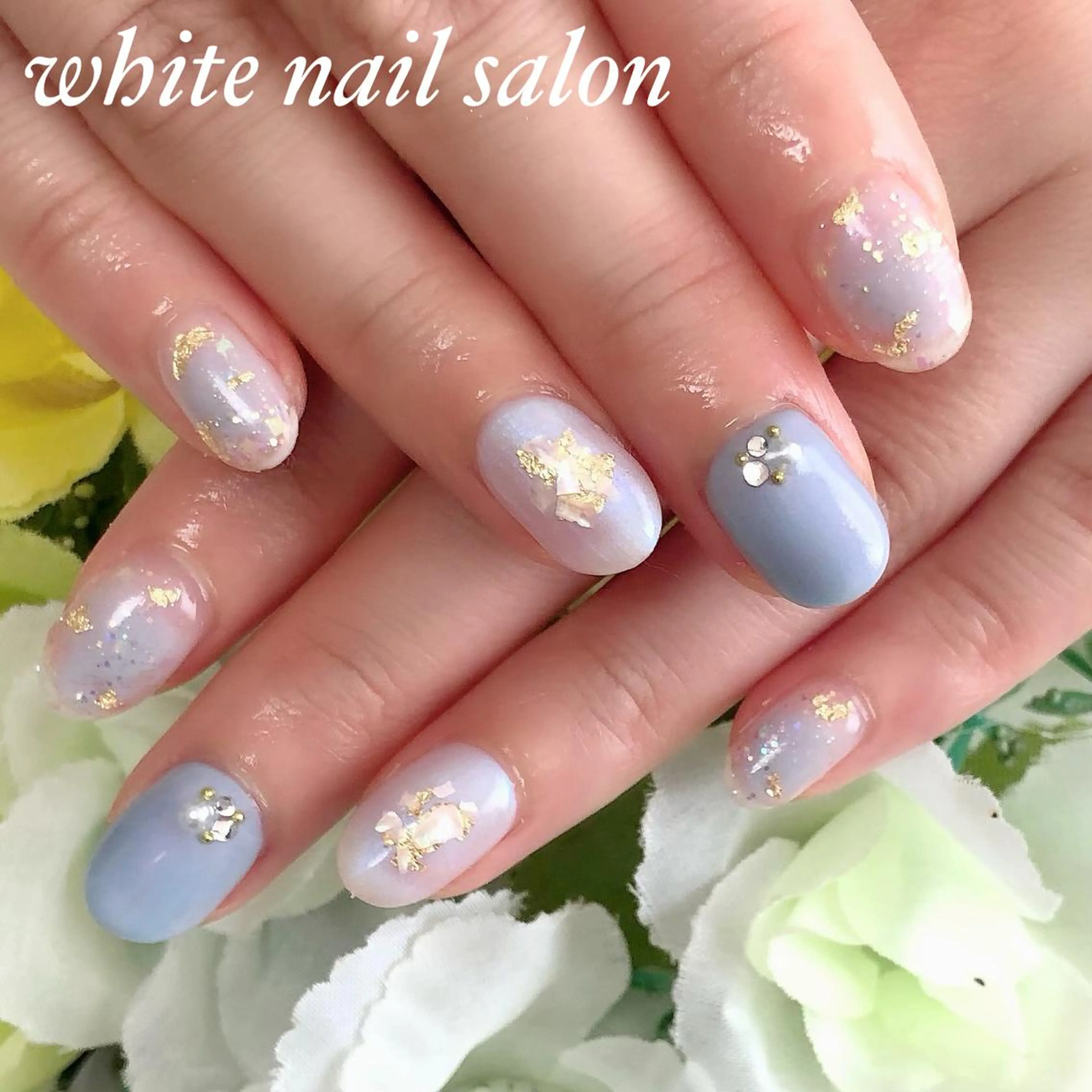 ネイル アートネイル フレンチネイル ジェルネイル ハードジェル 持ち込み ハンドネイル white nail salonのネイルデザイン