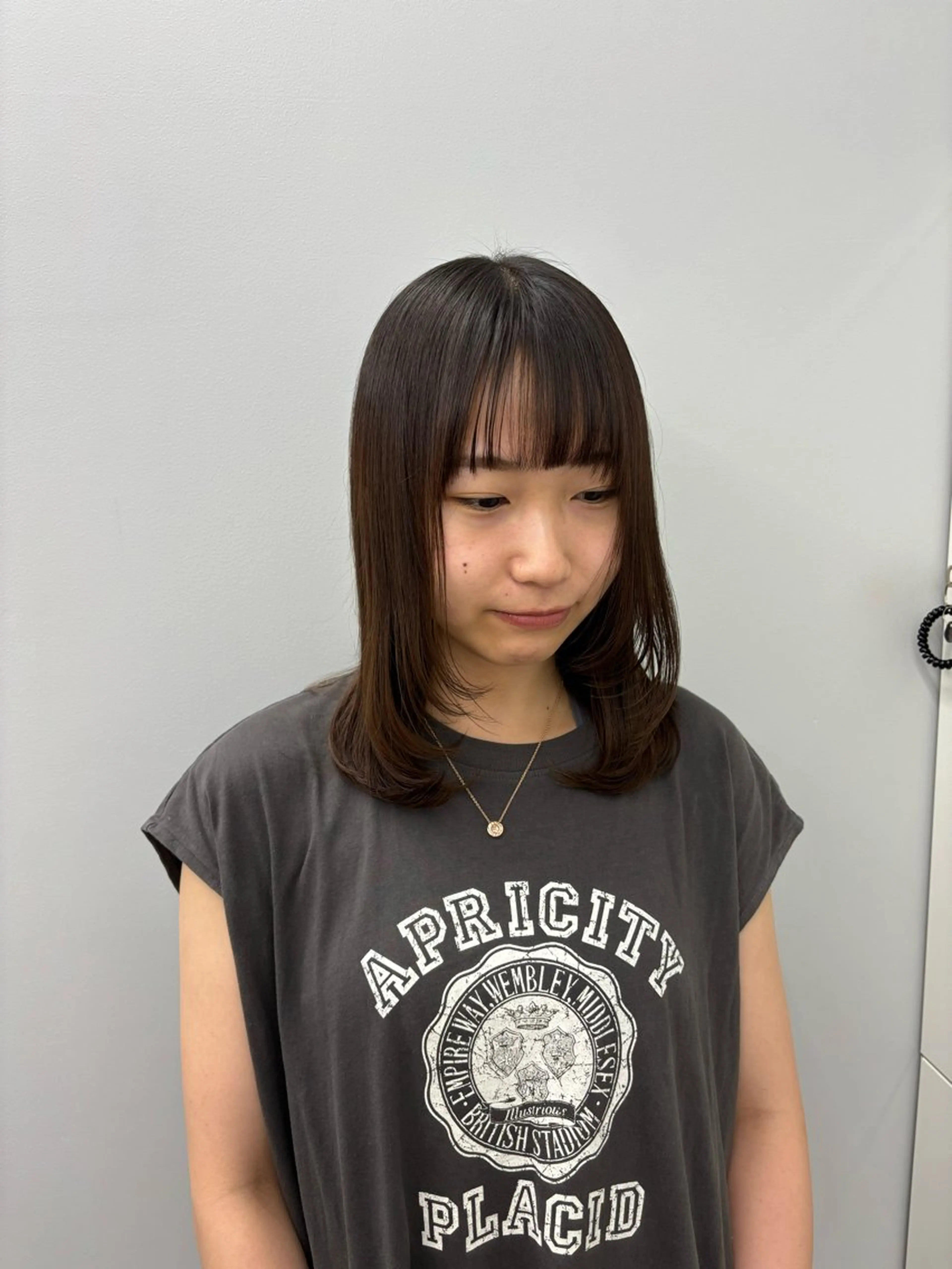 セミロング カット ヘアカラー ROCCO east / りんなのヘアスタイル