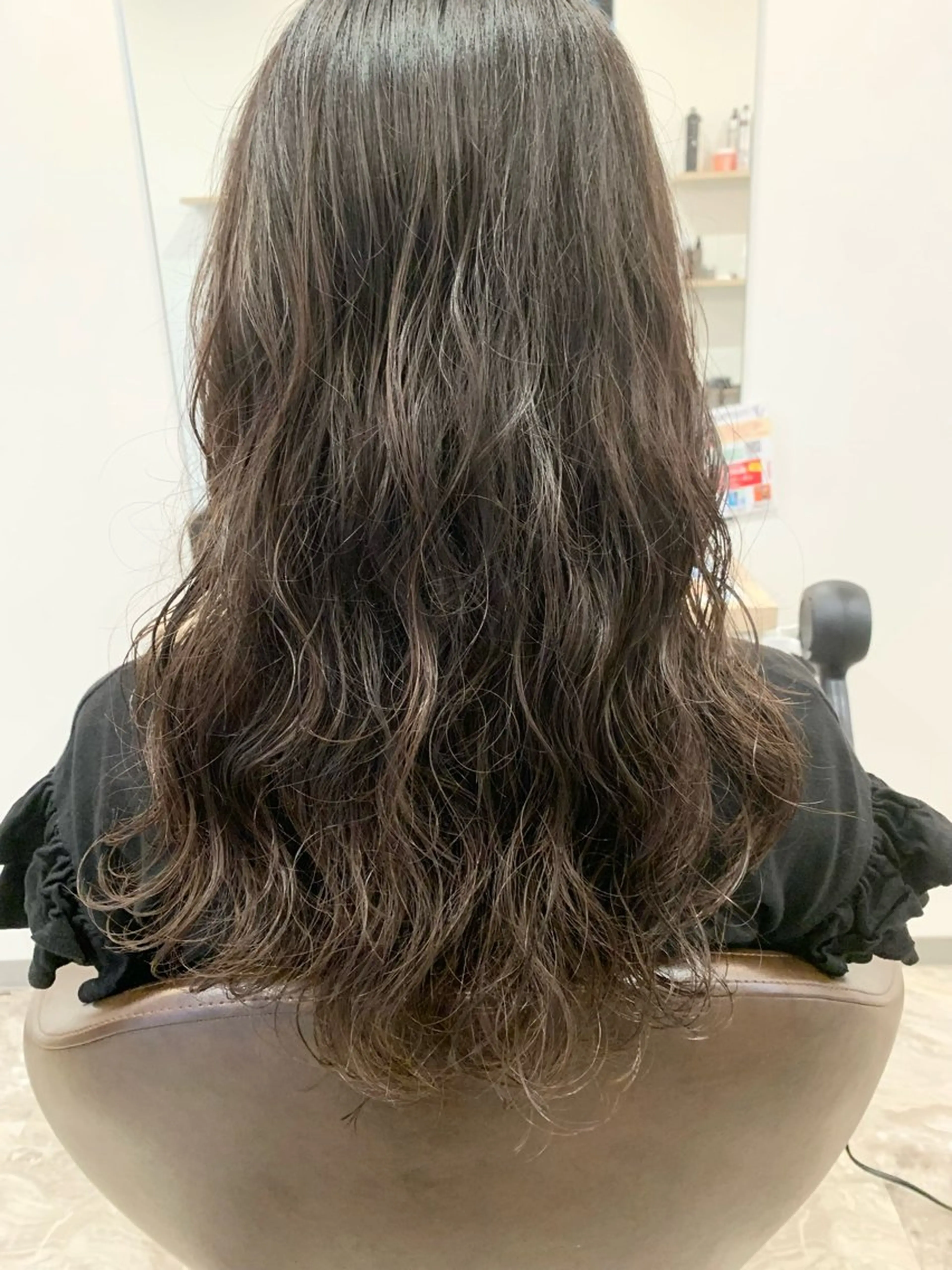 セミロング セミロングパーマ カット パーマ 永田 よしはるのヘアスタイル