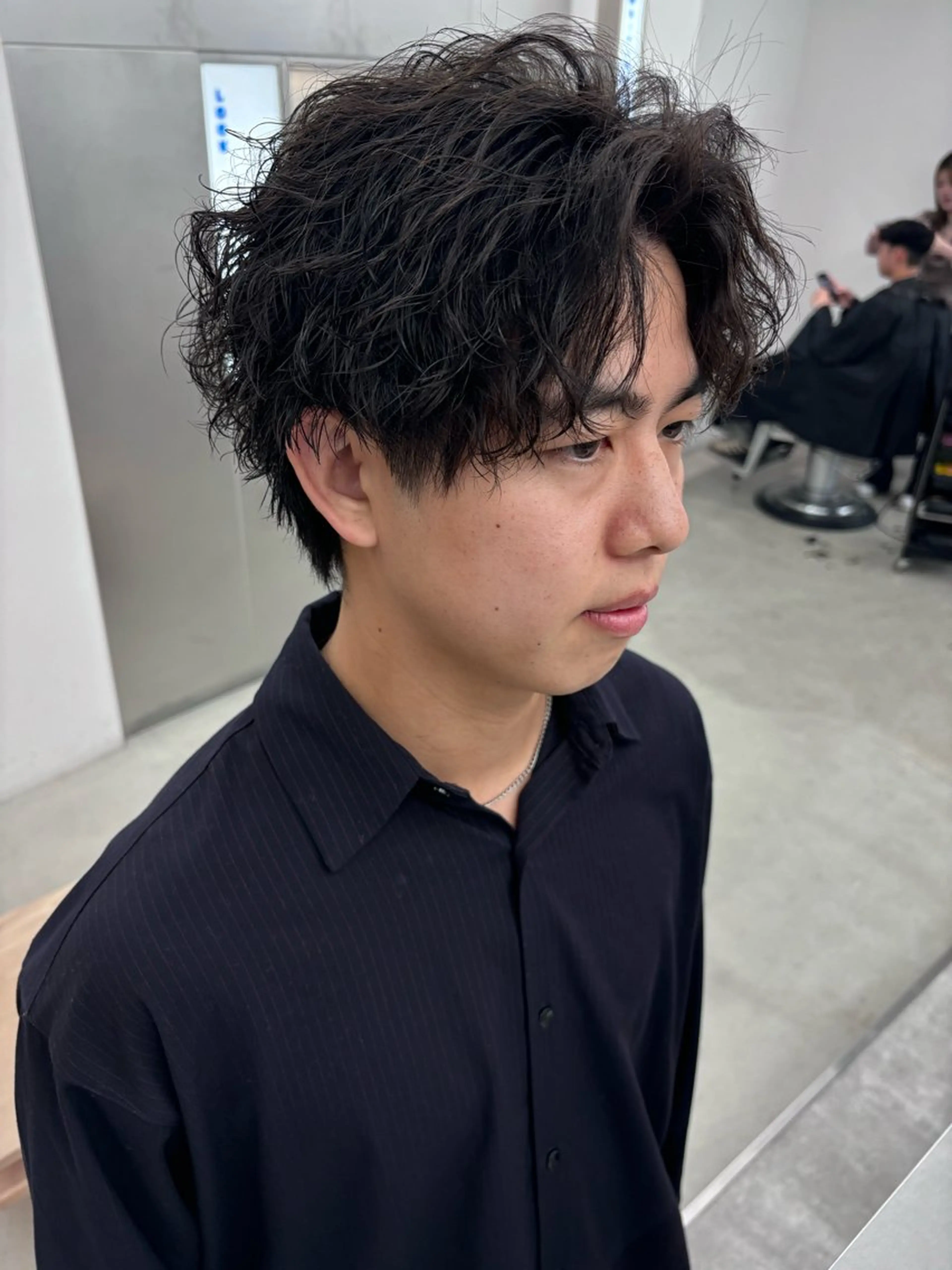 パーマ メンズ カット パーマ メンズ専門 パーマ特化美容師🌀のヘアスタイル
