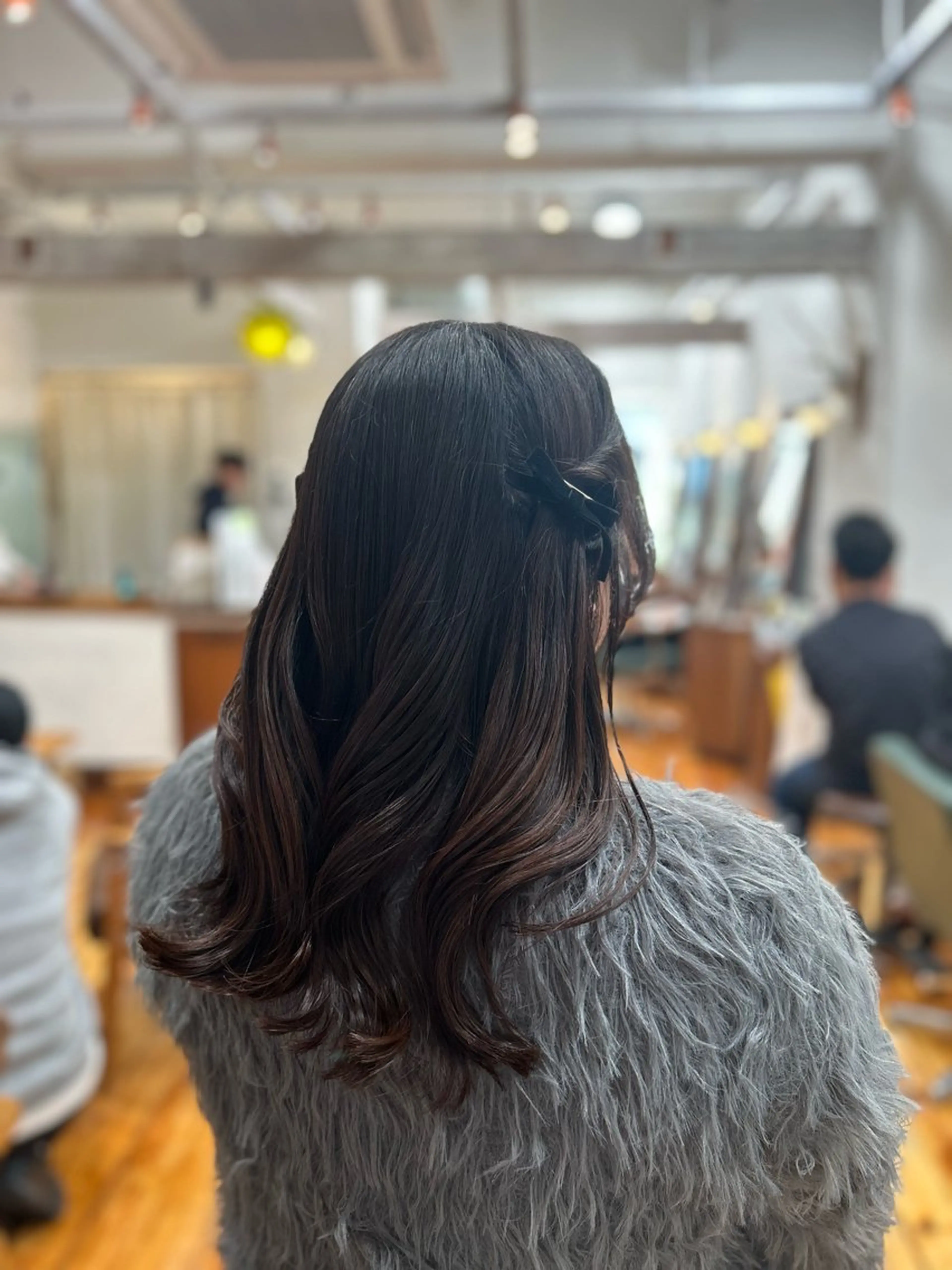 セミロング ヘアアレンジ ヘアセット ✂︎店長✂︎ ちさきのヘアスタイル