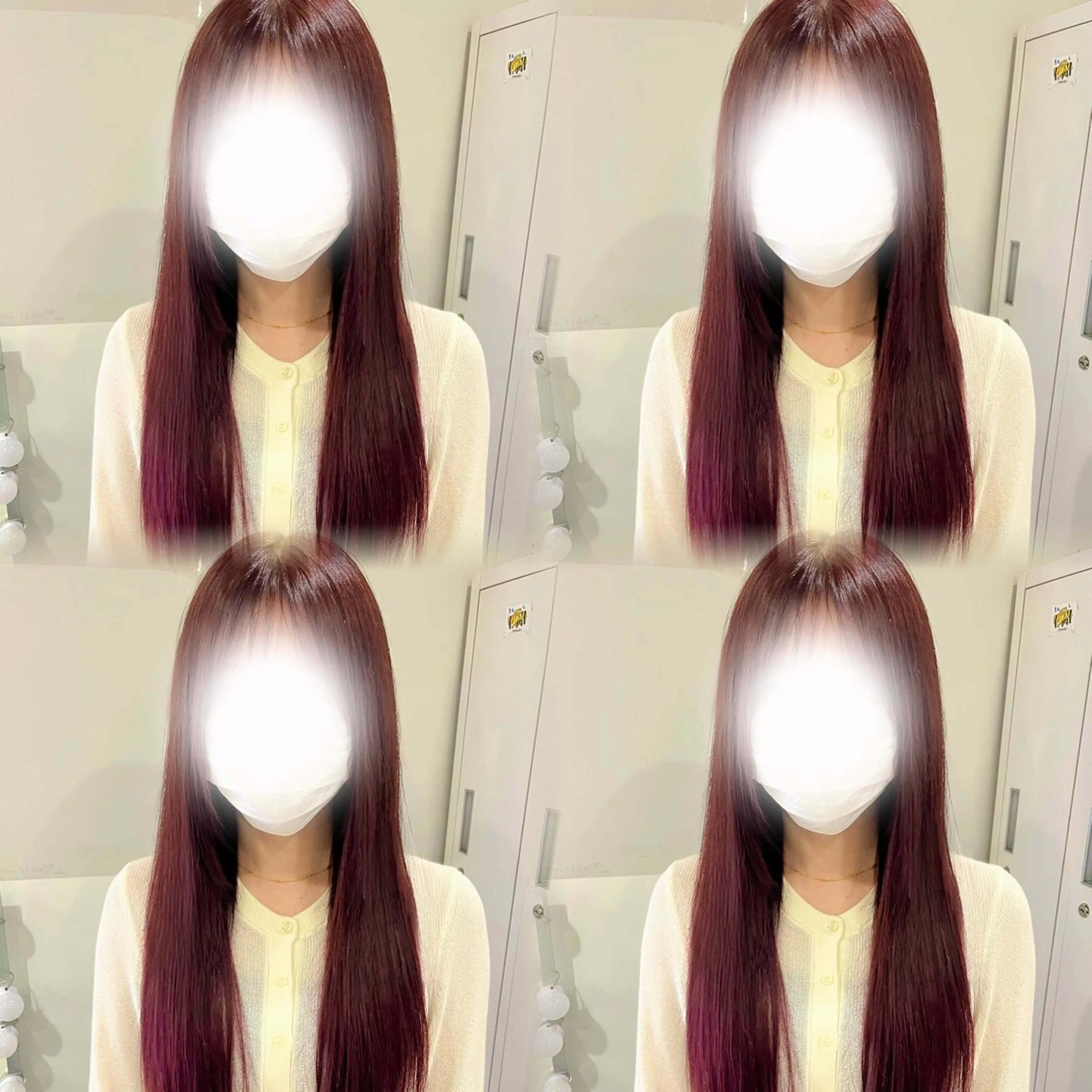 ロング カラー ヘアカラー エクステ 🦋REISA🦋 エクステ×ハイトーンのヘアスタイル