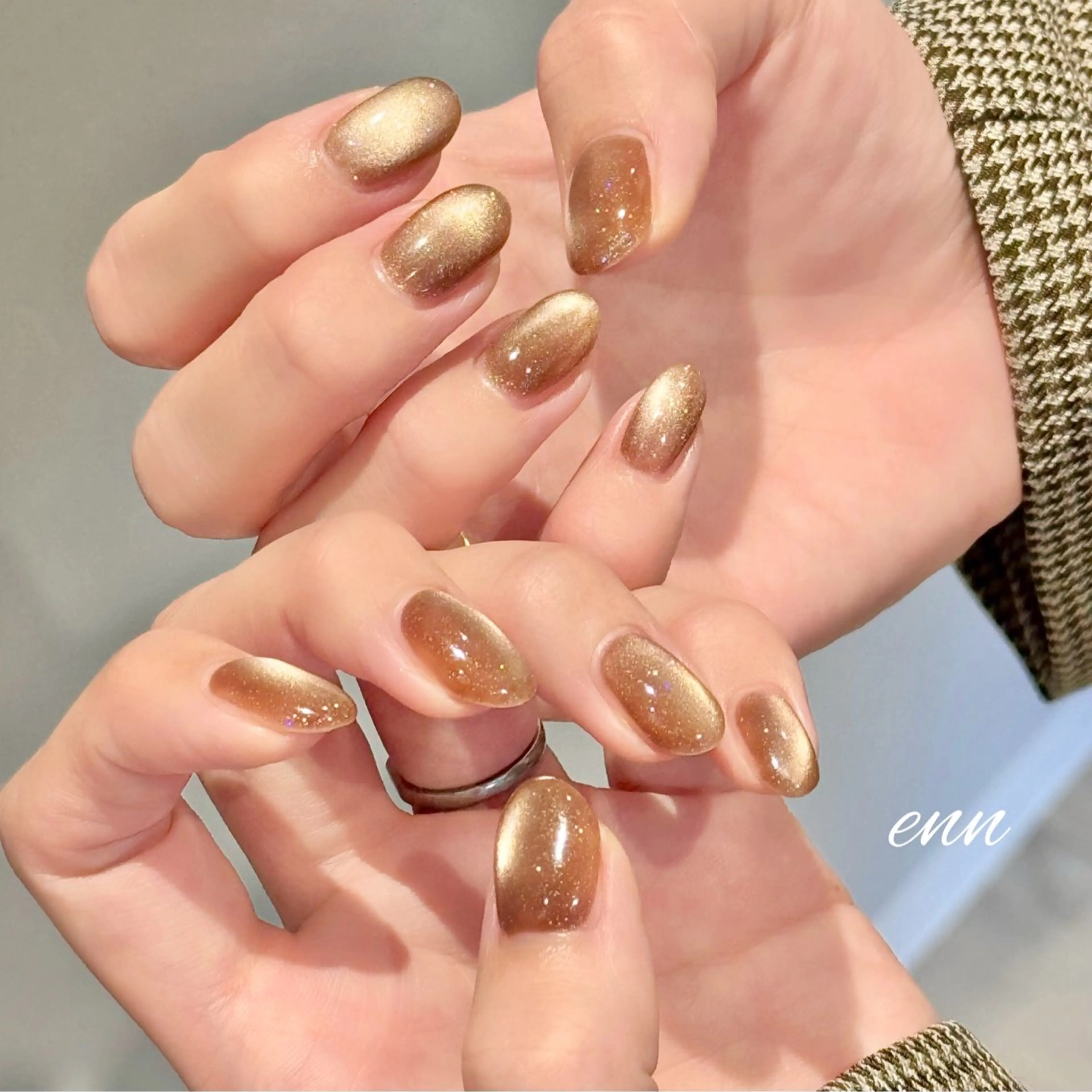 ネイル マグネットネイル 【 enn 】 Uzuka Yukaのネイルデザイン