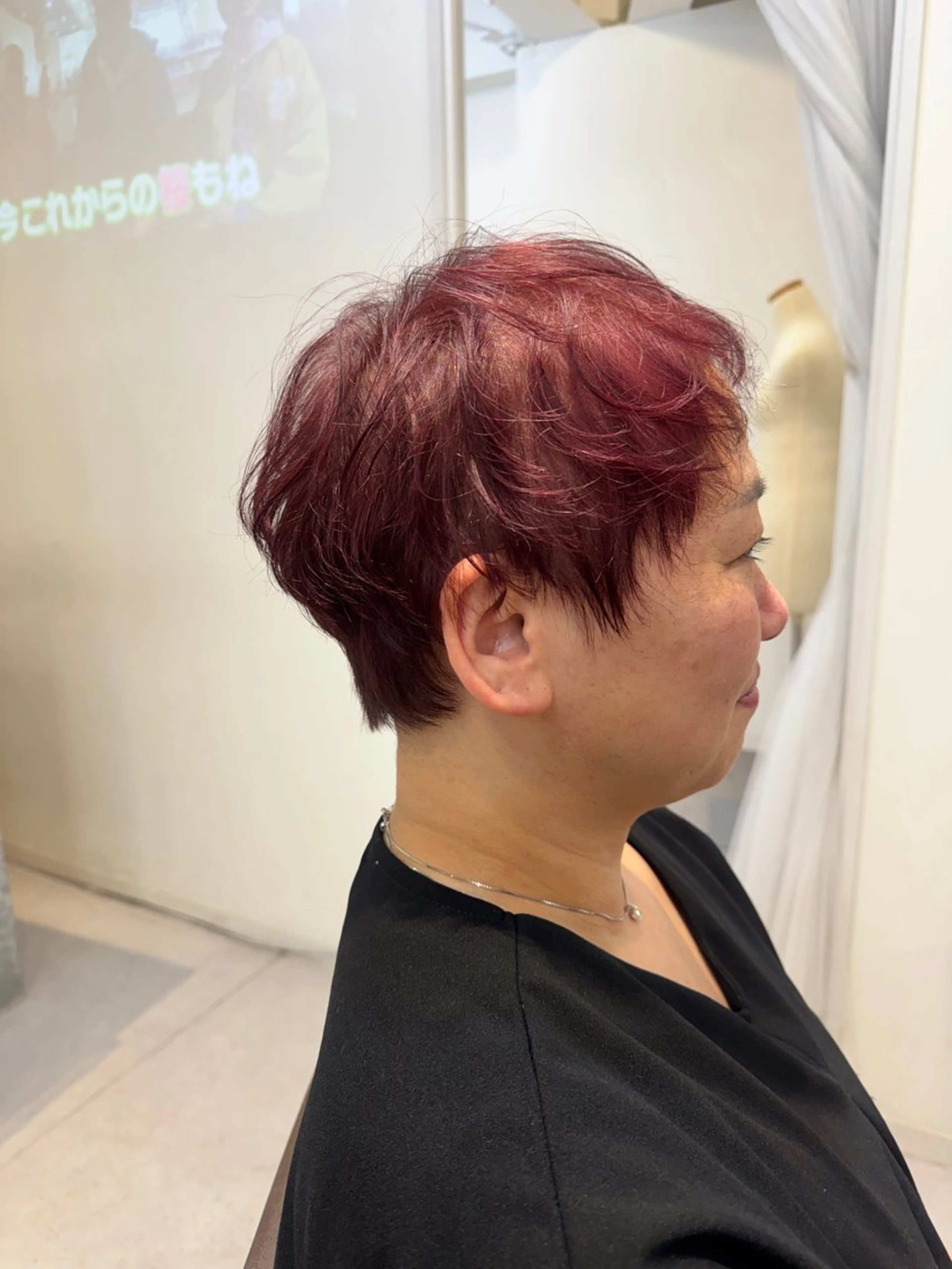 ショート カラー レッドカラー ショートヘア トリートメント Dxxxx III所属・似合う髪型が 分からない方へのヘアスタイル