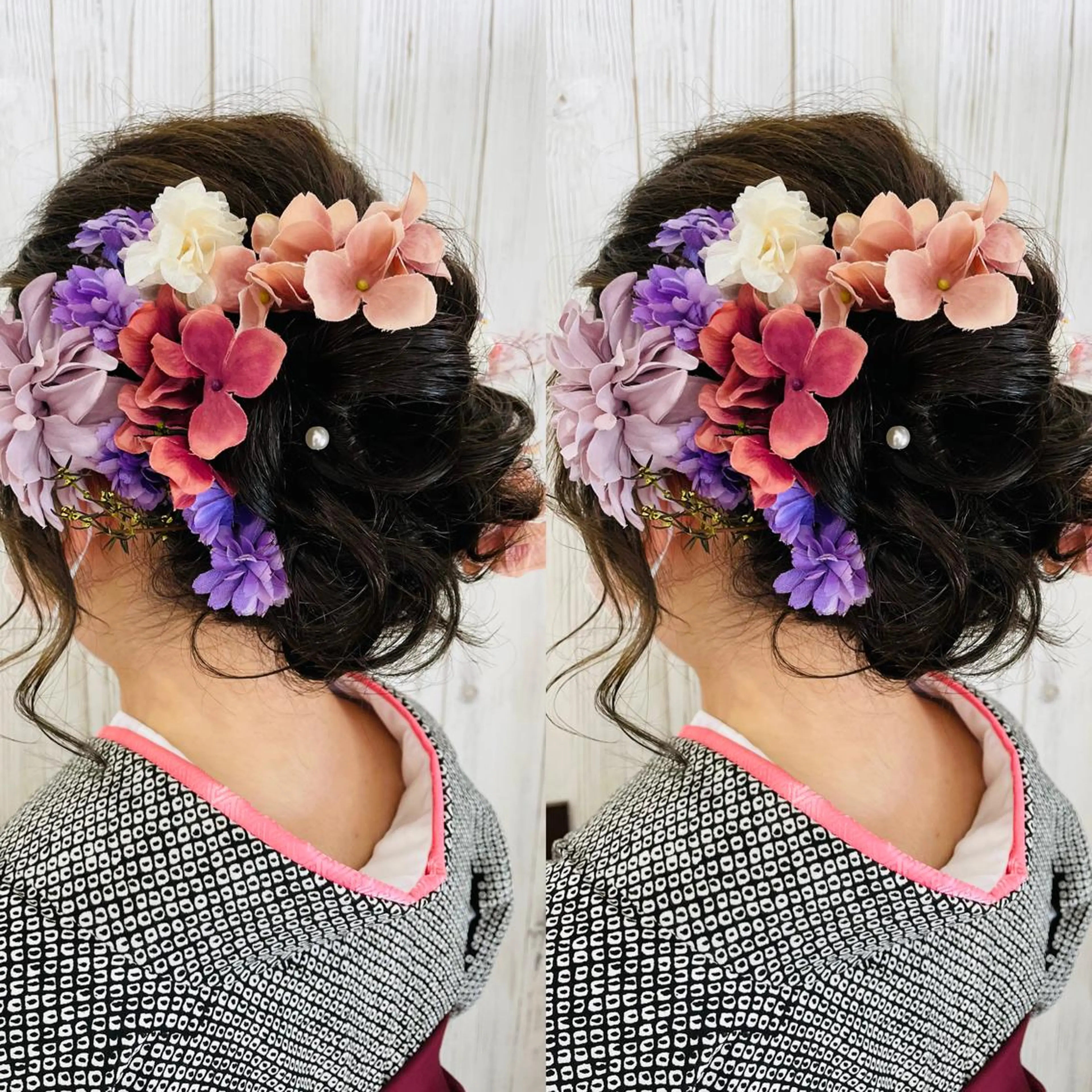 ミディアム ヘアセット ヘアサロンオスカー 岸和田蛸地蔵店のヘアスタイル