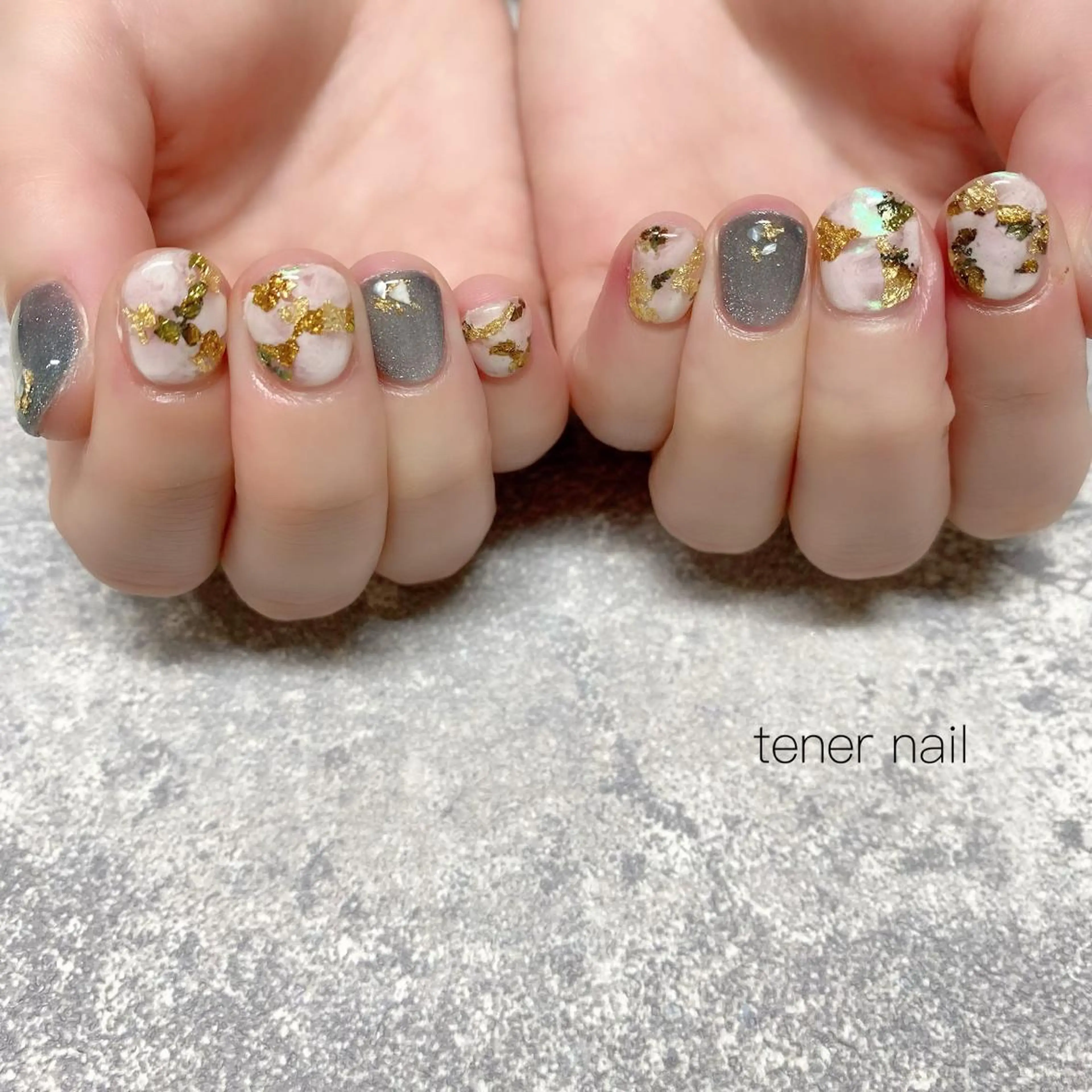 ネイル アートネイル ニュアンスネイル テネルネイル tener nailのネイルデザイン