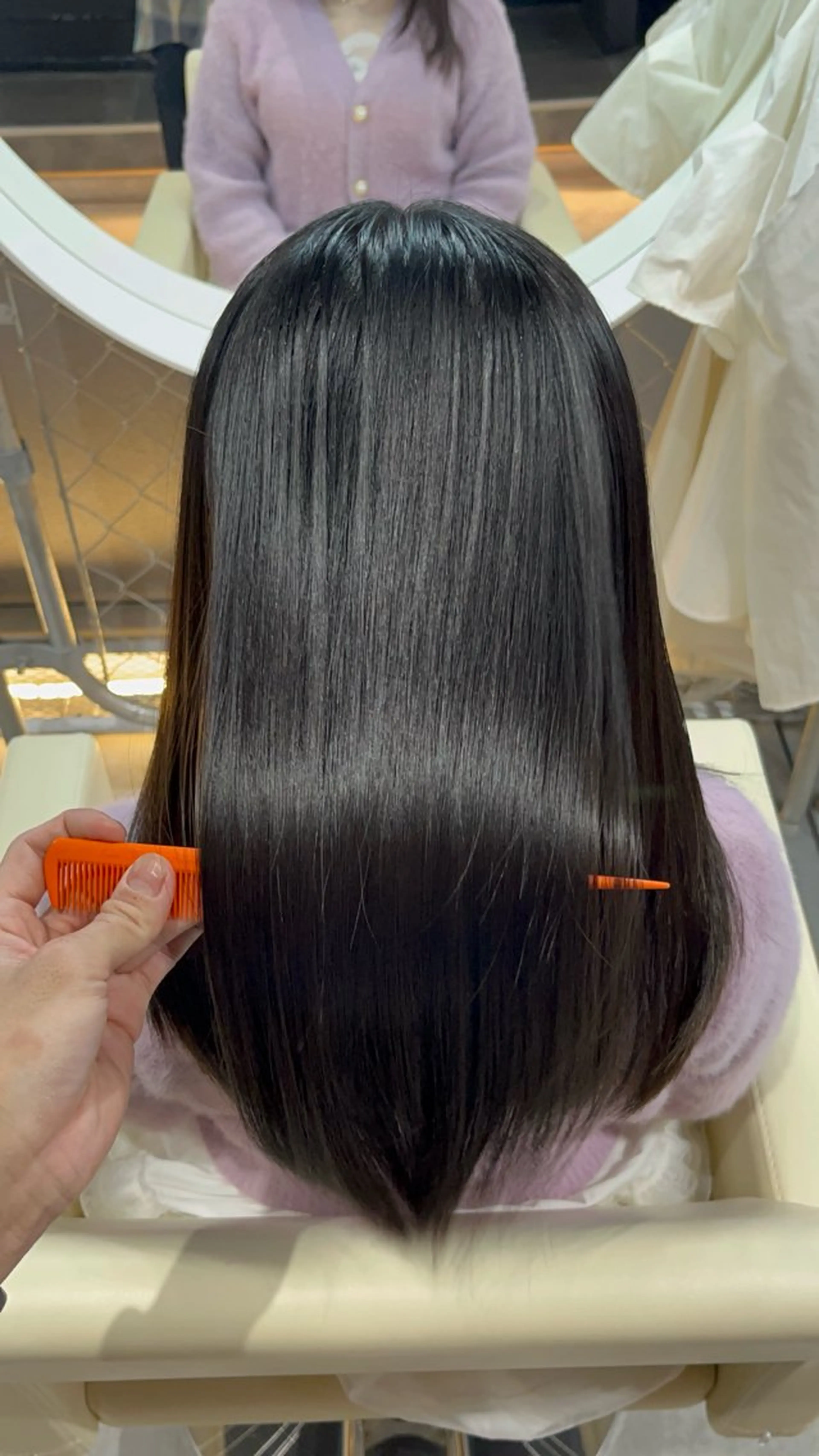 ロング 縮毛矯正 トリートメント CoCooN TAKUMAのヘアスタイル