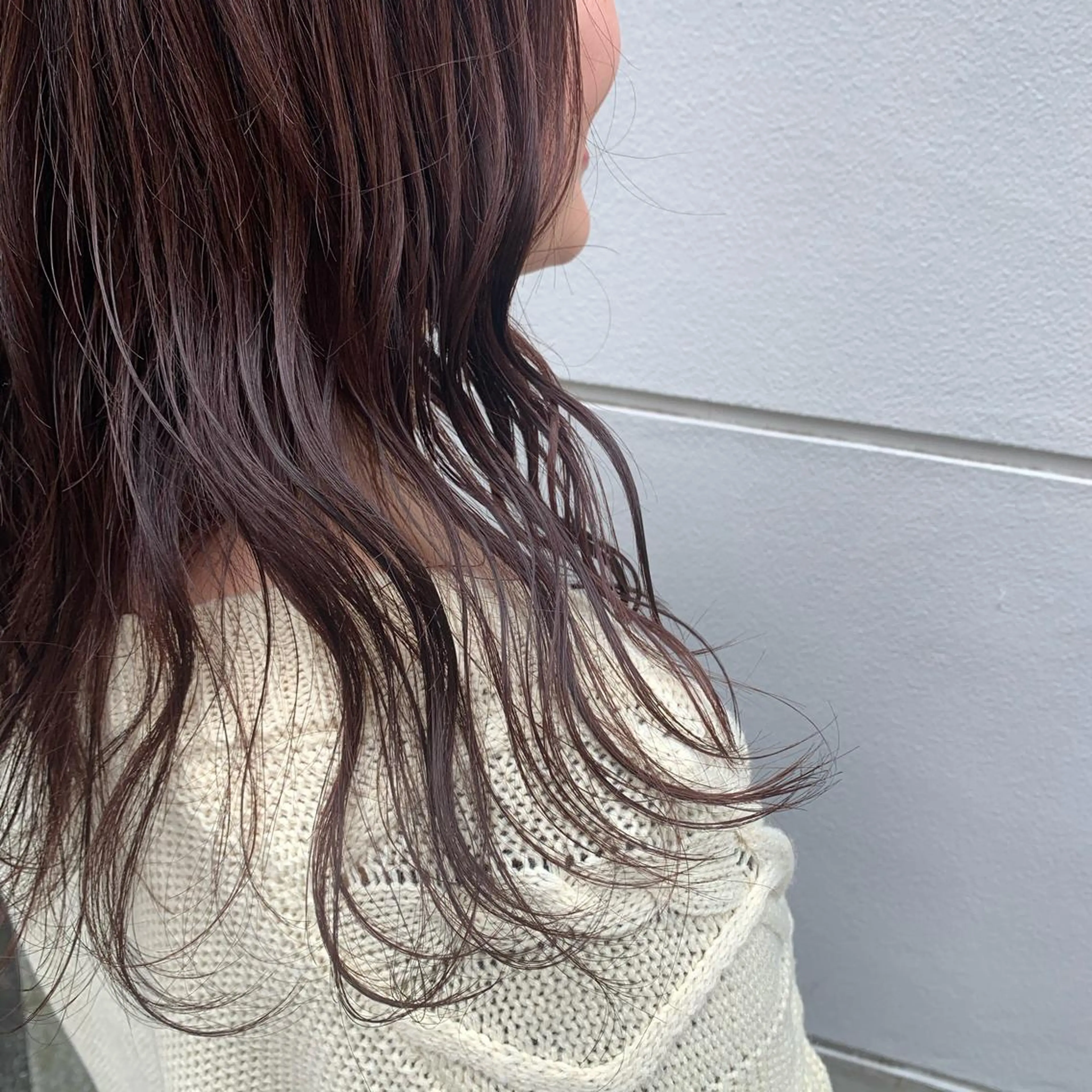 セミロング カラー ヘアアレンジ サナ🌱 切りっぱなしボブのヘアスタイル