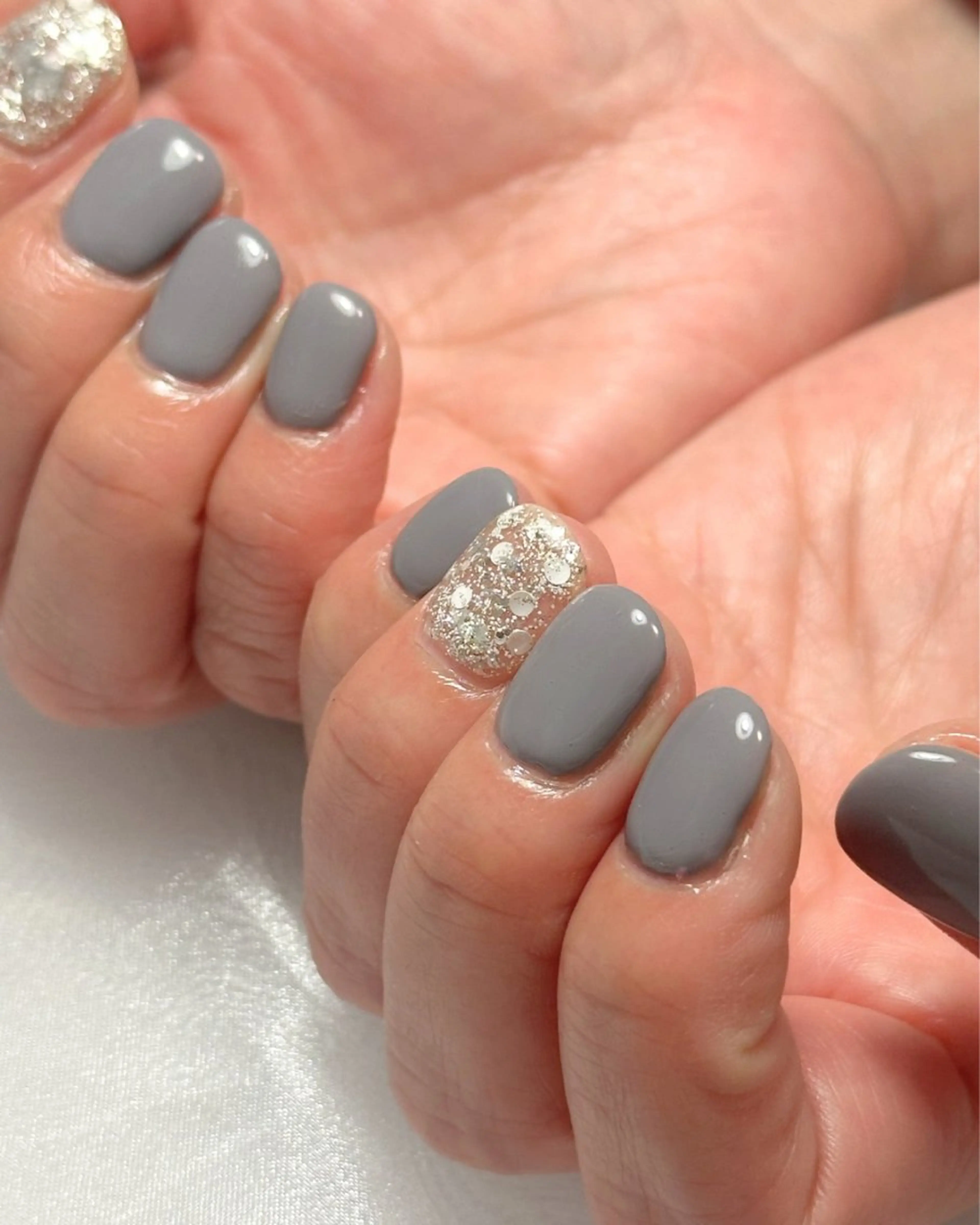 ネイル ラメ(グリッター) ワンカラーネイル NAIL-LA CLARTE所属・Jr.鈴木- La clarte-のネイルデザイン