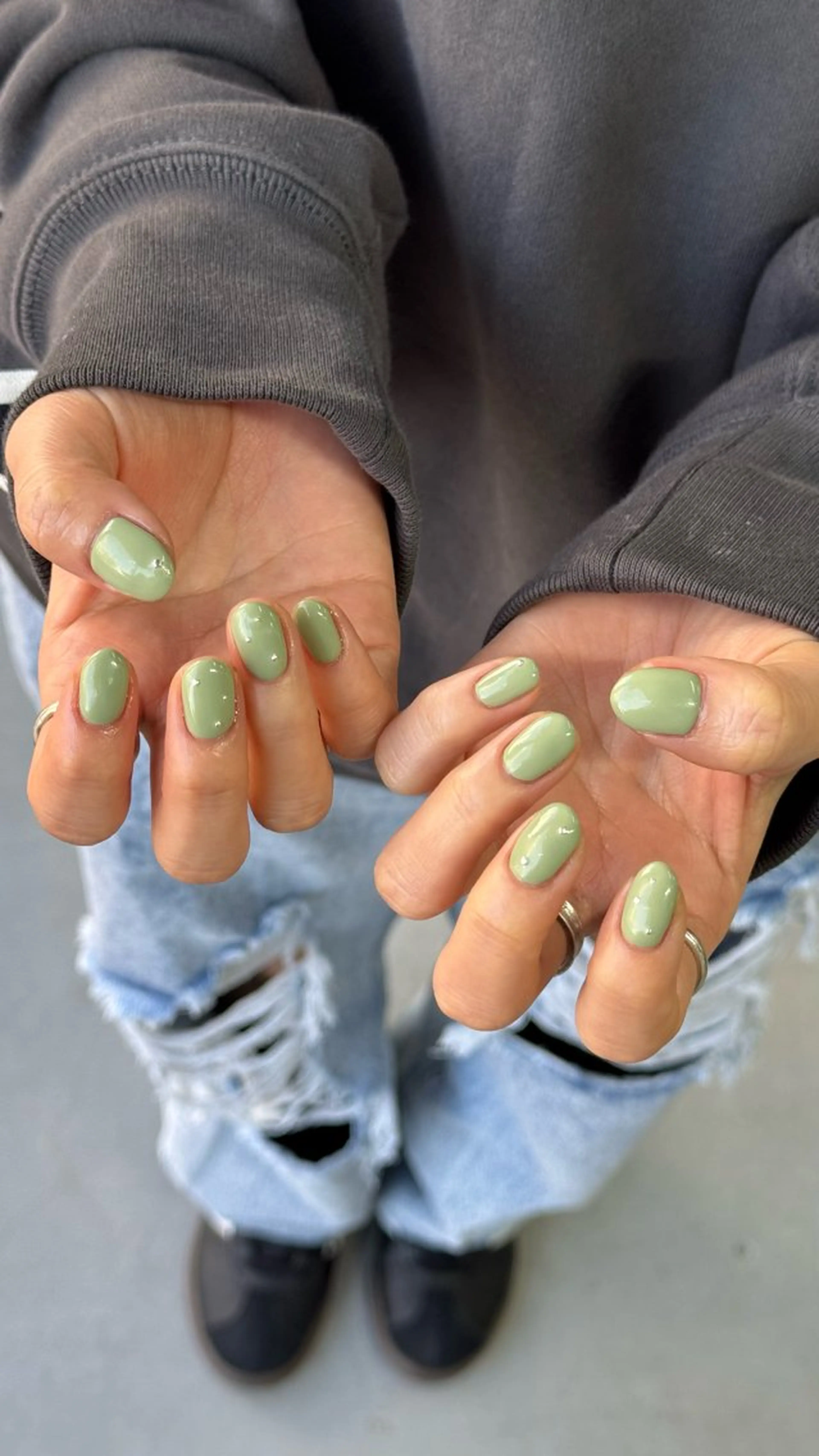 ネイル ワンカラーネイル ハンドネイル Momoka ネイリスト福岡/薬院のネイルデザイン