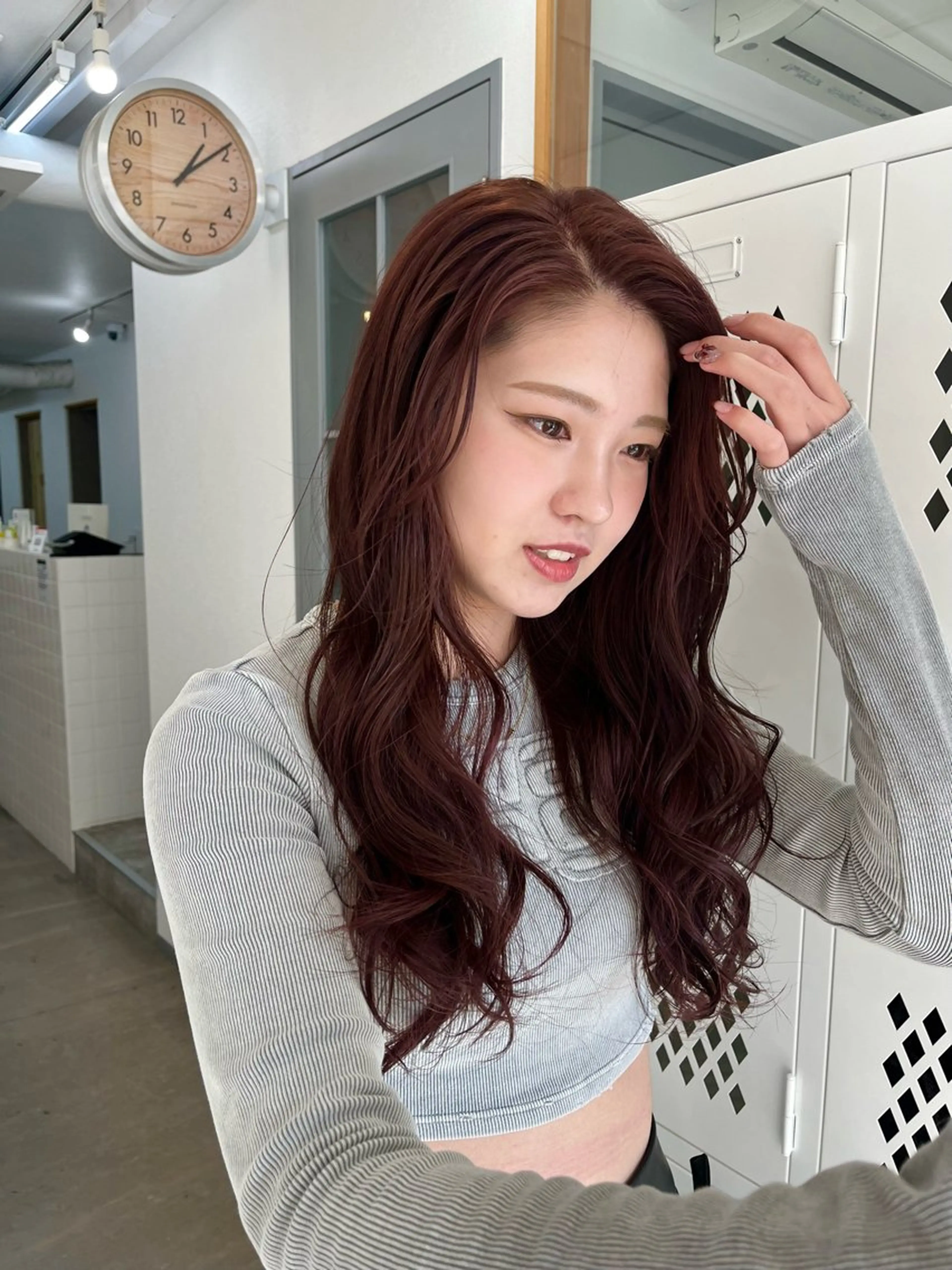 ロング カラー カット ヘアカラー トリートメント 🌼sunc HINAMI🌼のヘアスタイル