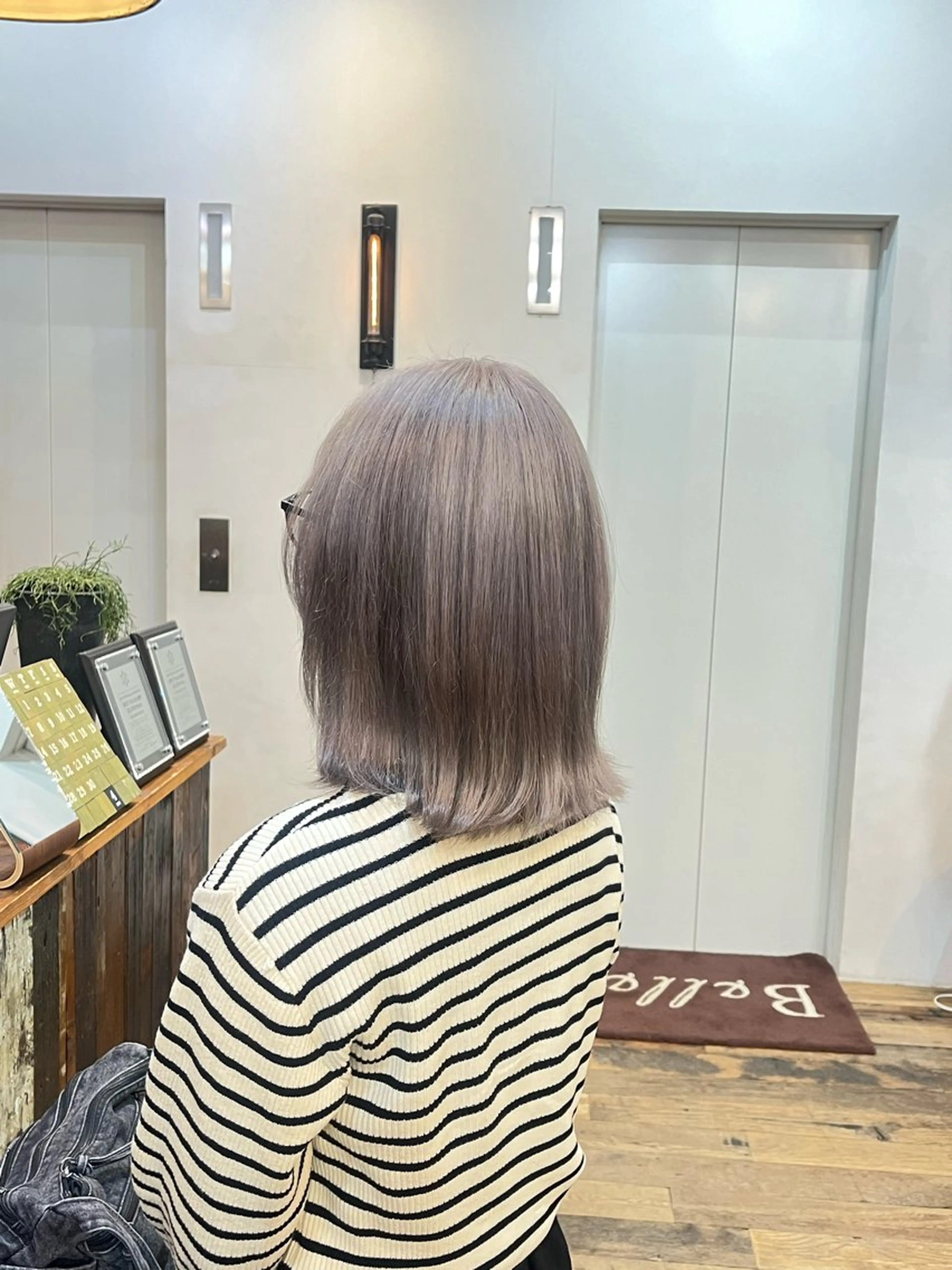 カラー ブリーチ 東茉央/ブリーチ リタッチ🧸銀座のヘアスタイル