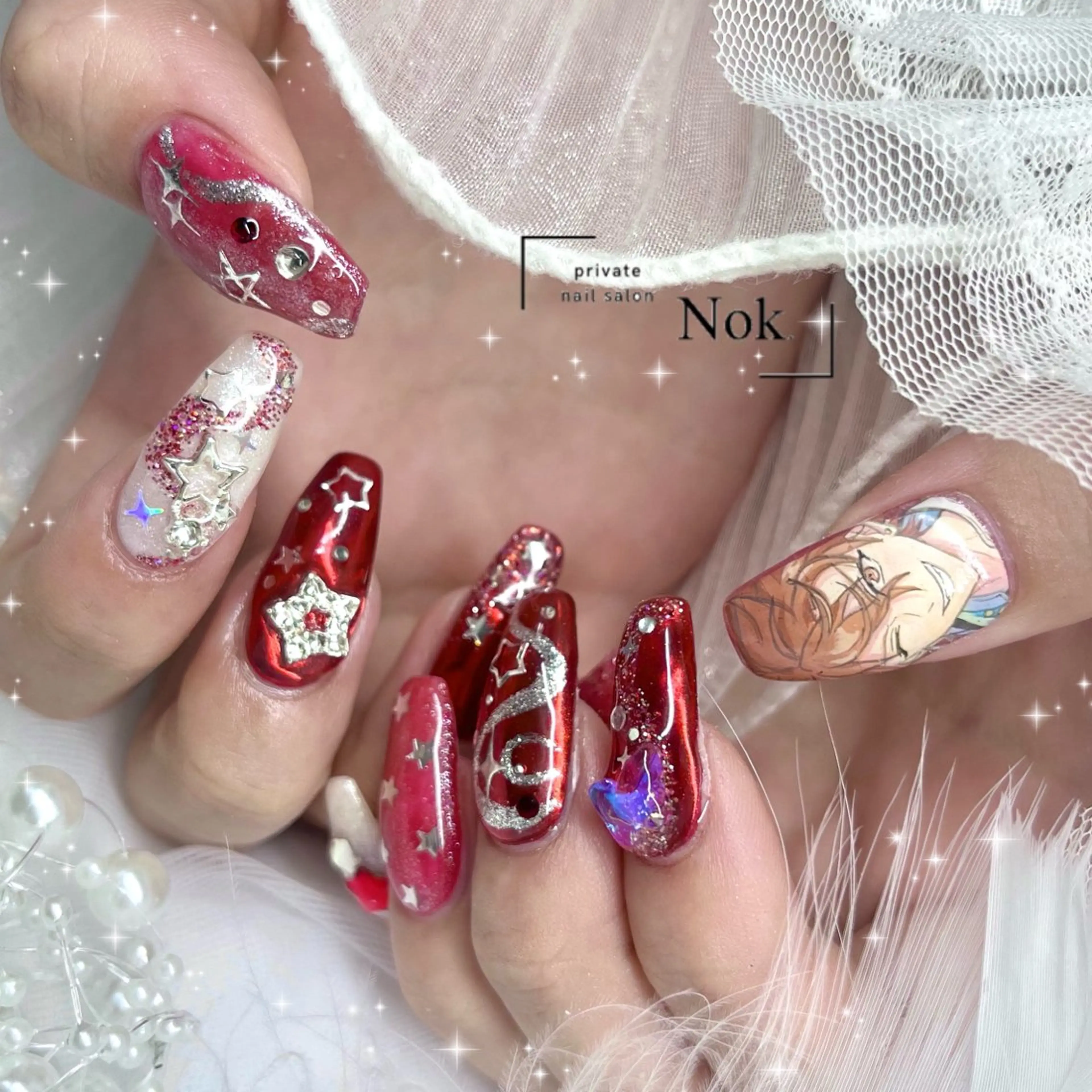 ネイル ハンドネイル 池袋痛ネイル Nok. 渡辺のネイルデザイン