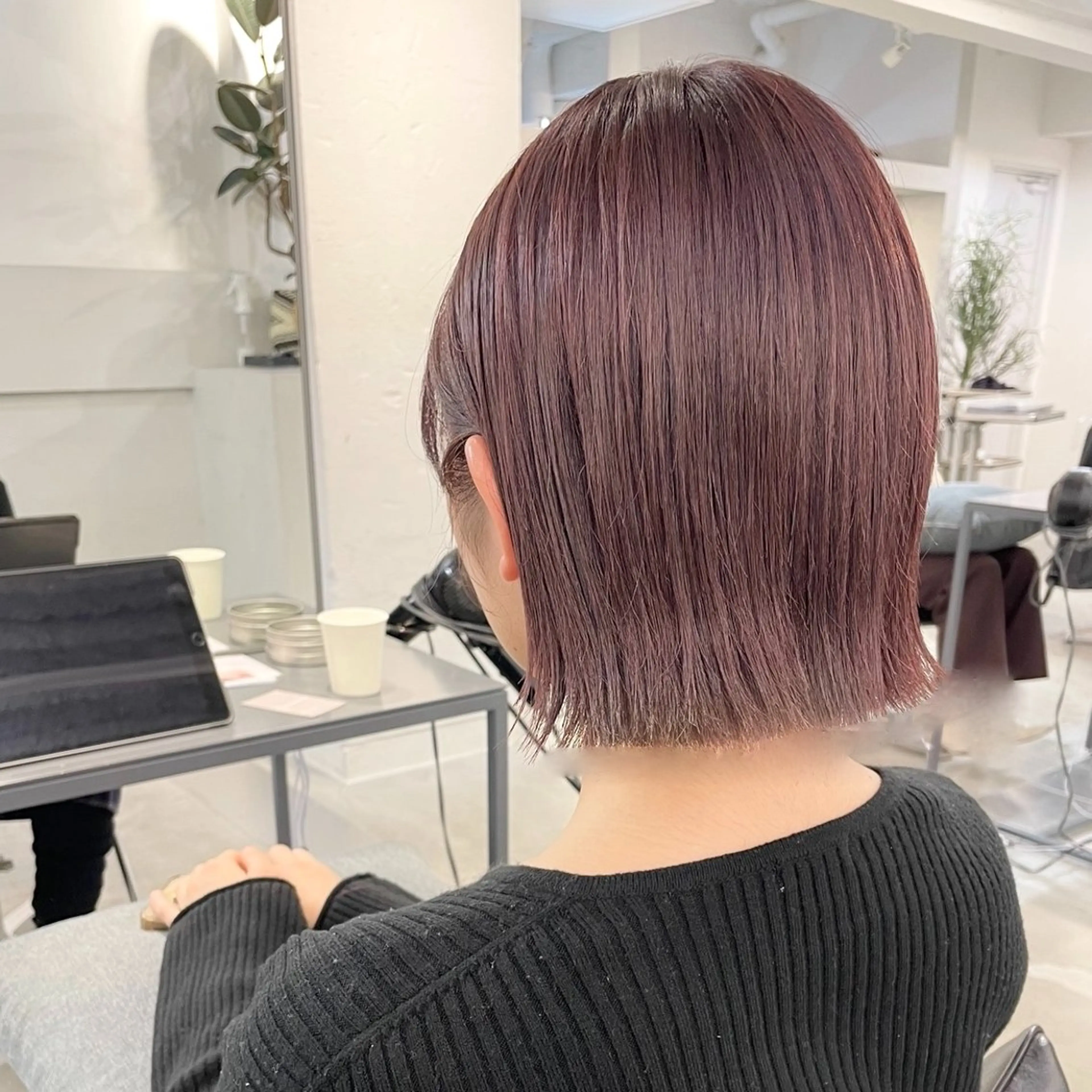 ミディアム カラー ショート〜ボブ✂︎ 武蔵小杉　南澤佑介のヘアスタイル