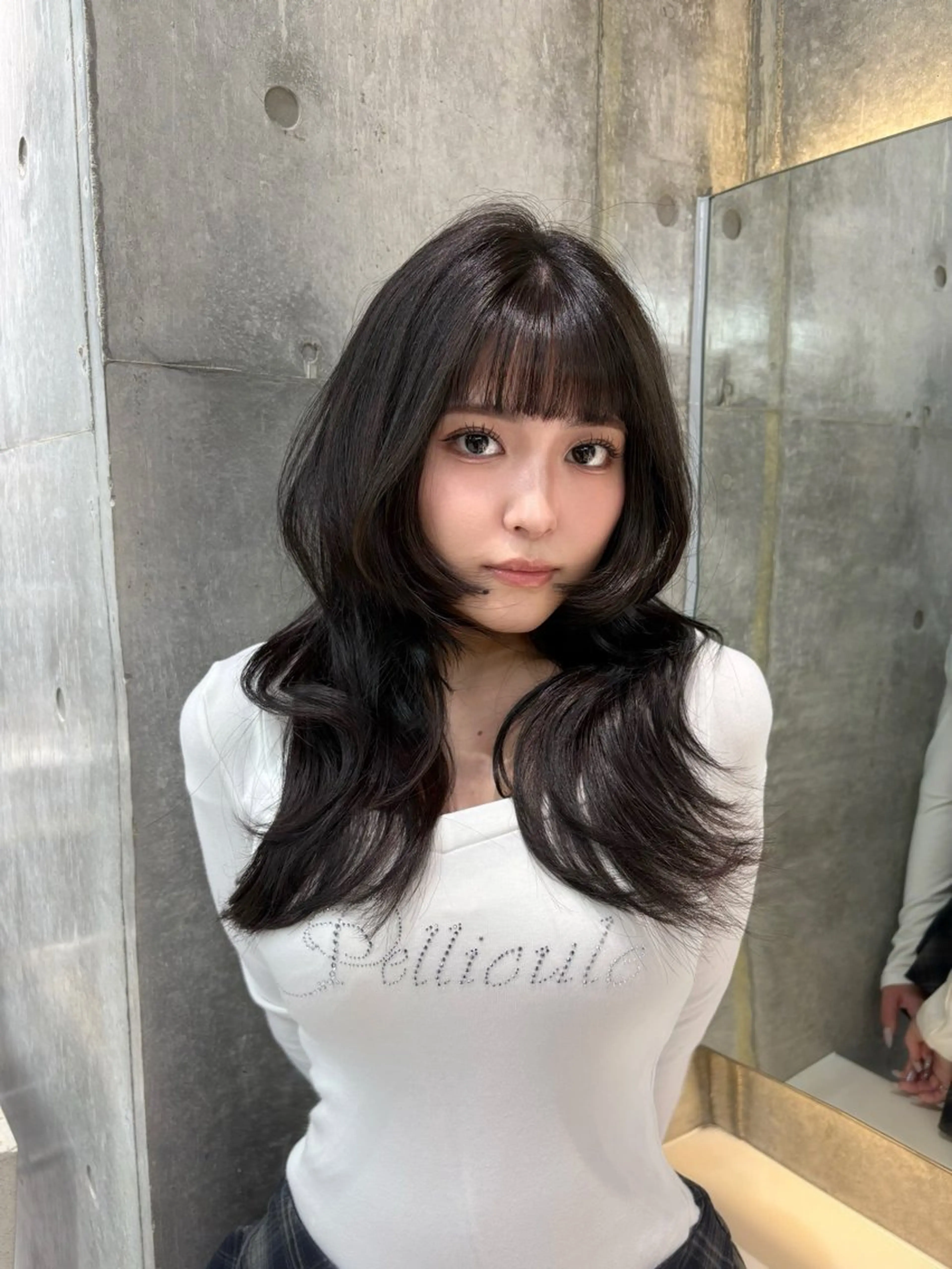 セミロング toco.⋆𝜗𝜚 /  天神美容師のヘアスタイル