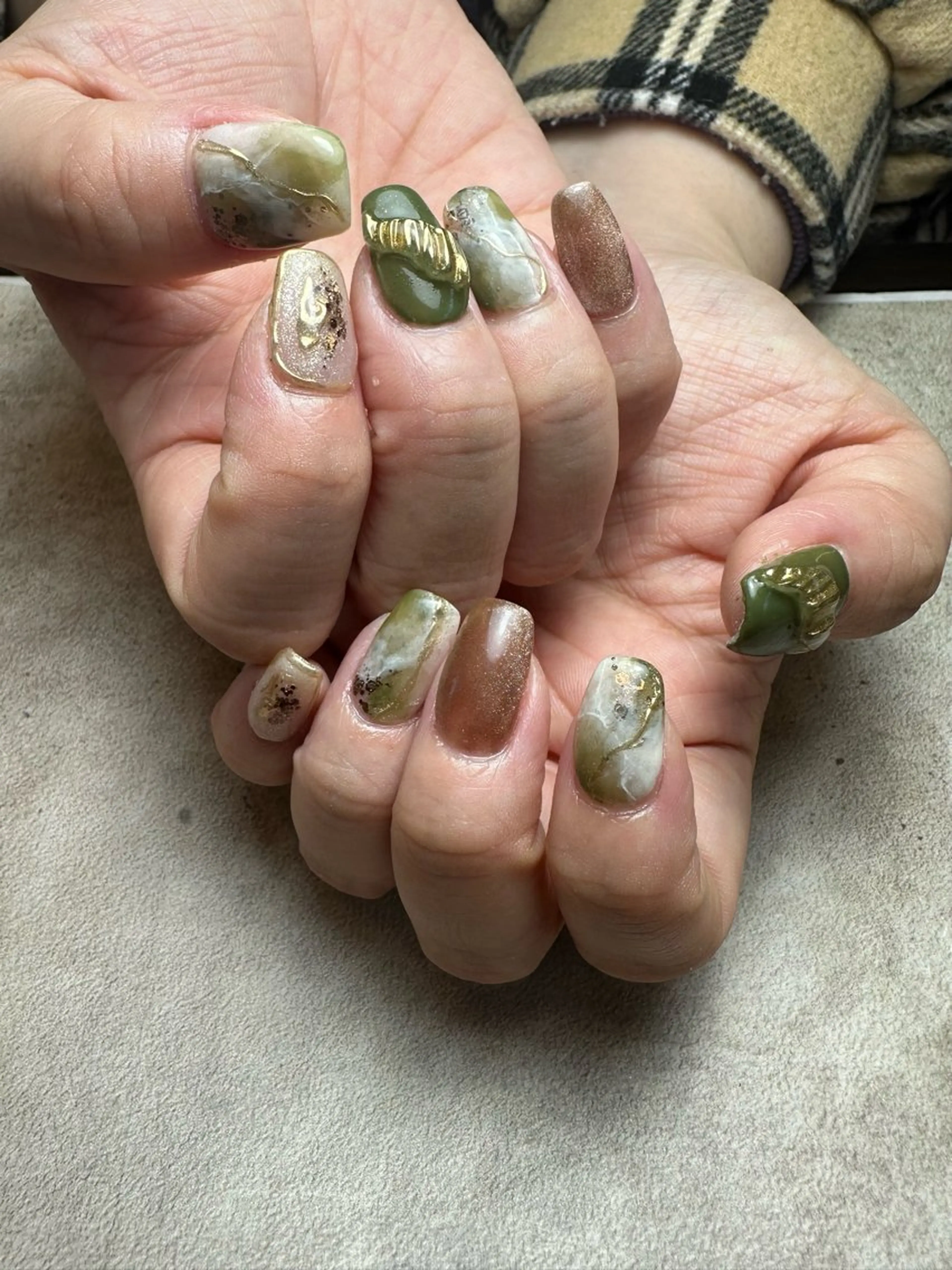 ネイル 大理石ネイル(マーブル) nailroom Anmie.のネイルデザイン