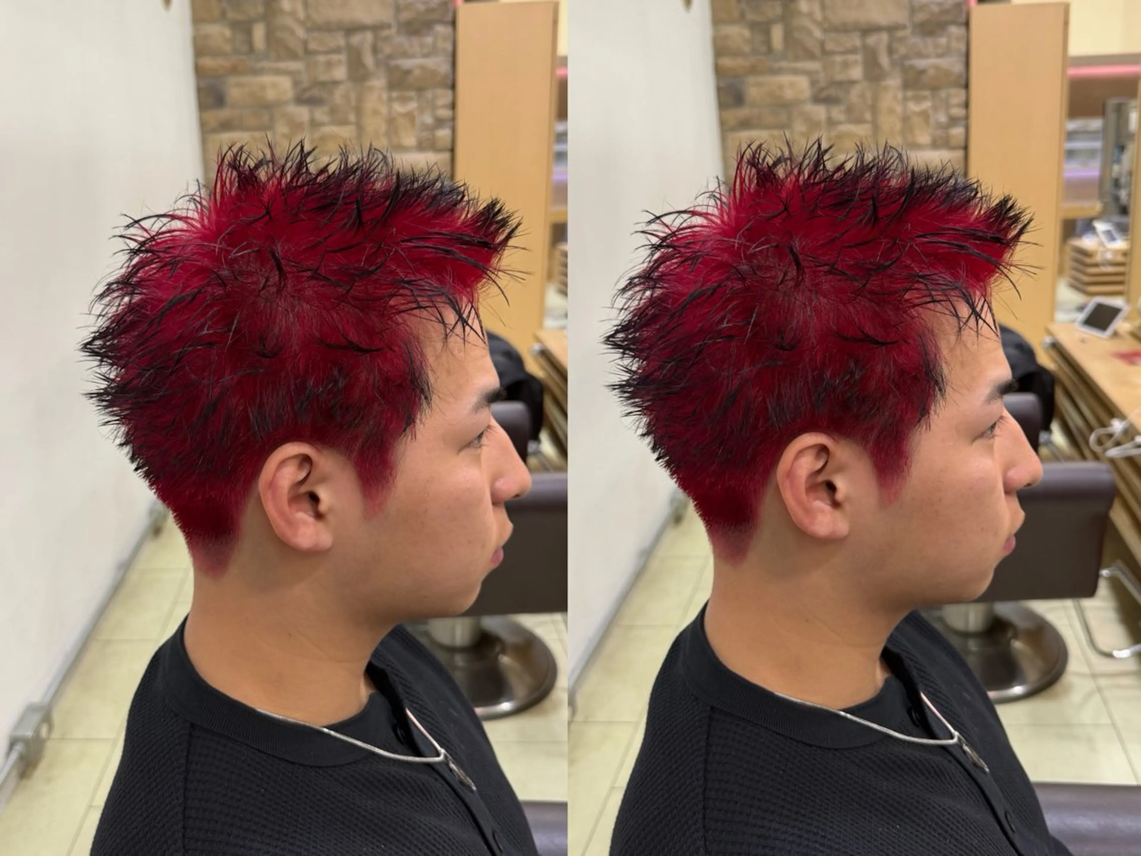 (🉐メンズ限定‼️)デザインカラー➕cut➕LOAトリートメント付き🤚💫の写真