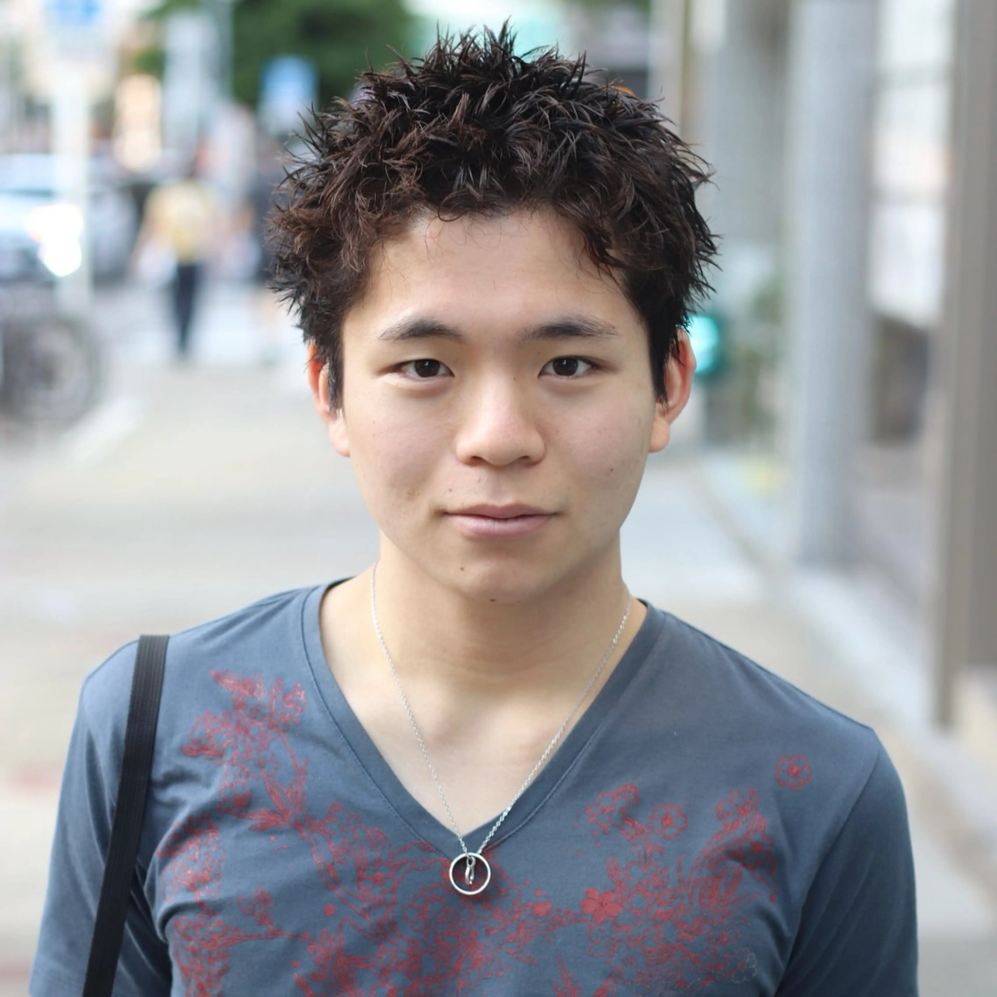 ショート パーマ メンズ メンズパーマ カット パーマ joh/メンズ/ ブリーチ/矢場町のヘアスタイル