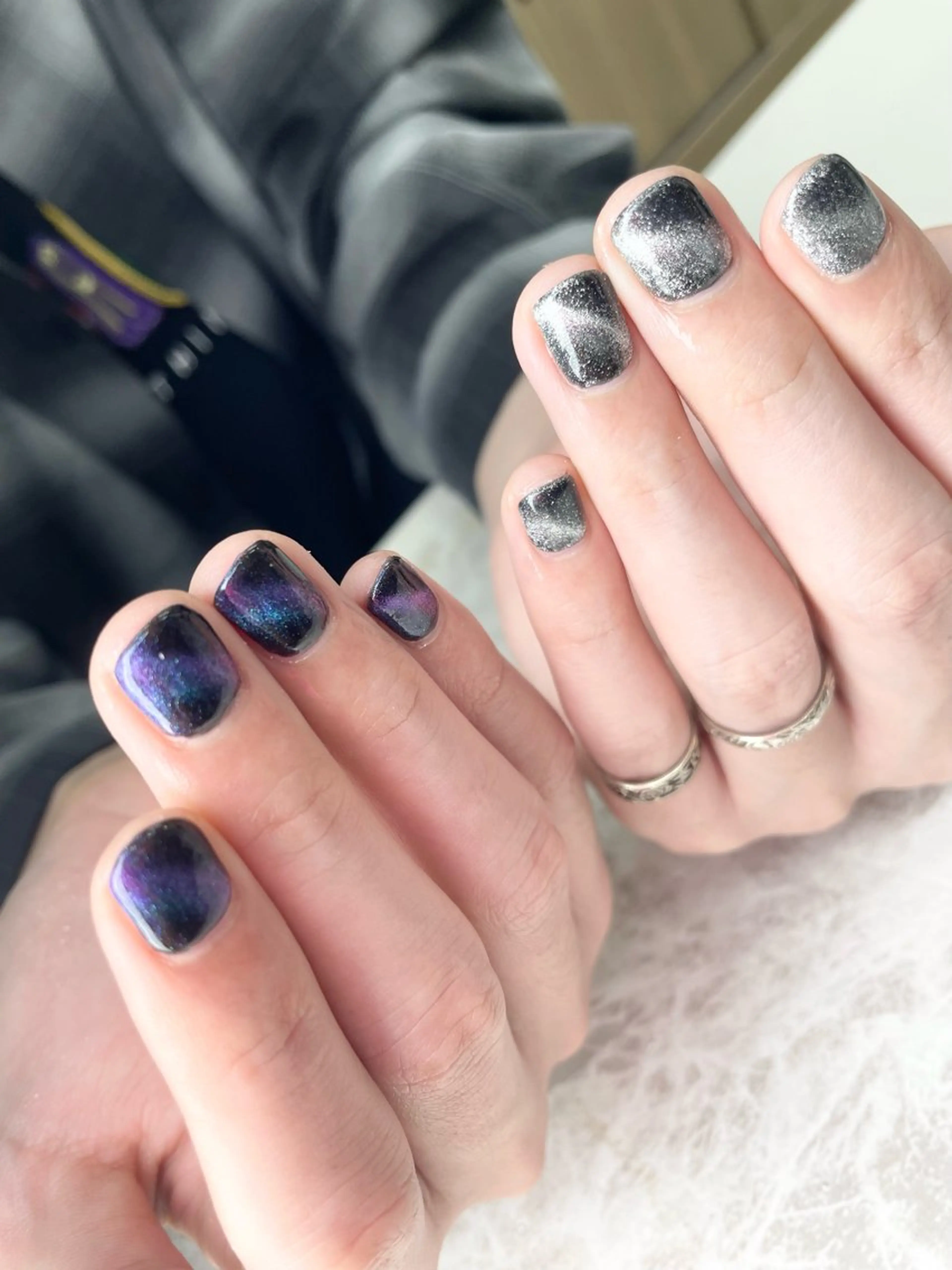 ネイル マグネットネイル メンズネイル LeLien ♡のネイルデザイン