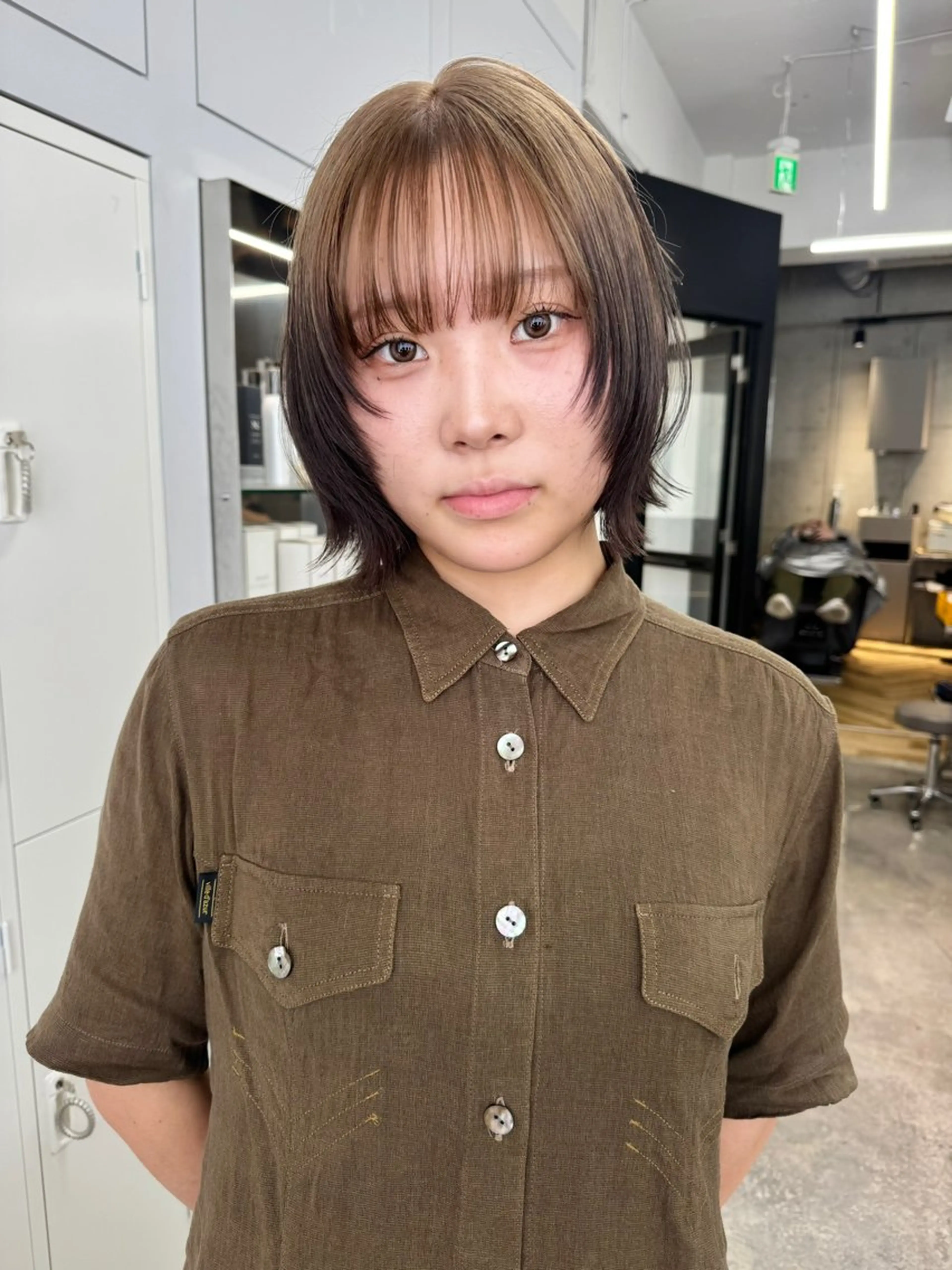 ショート ヘアカラー ✨ブリーチ/顔周り レイヤー¦YUKA✨のヘアスタイル