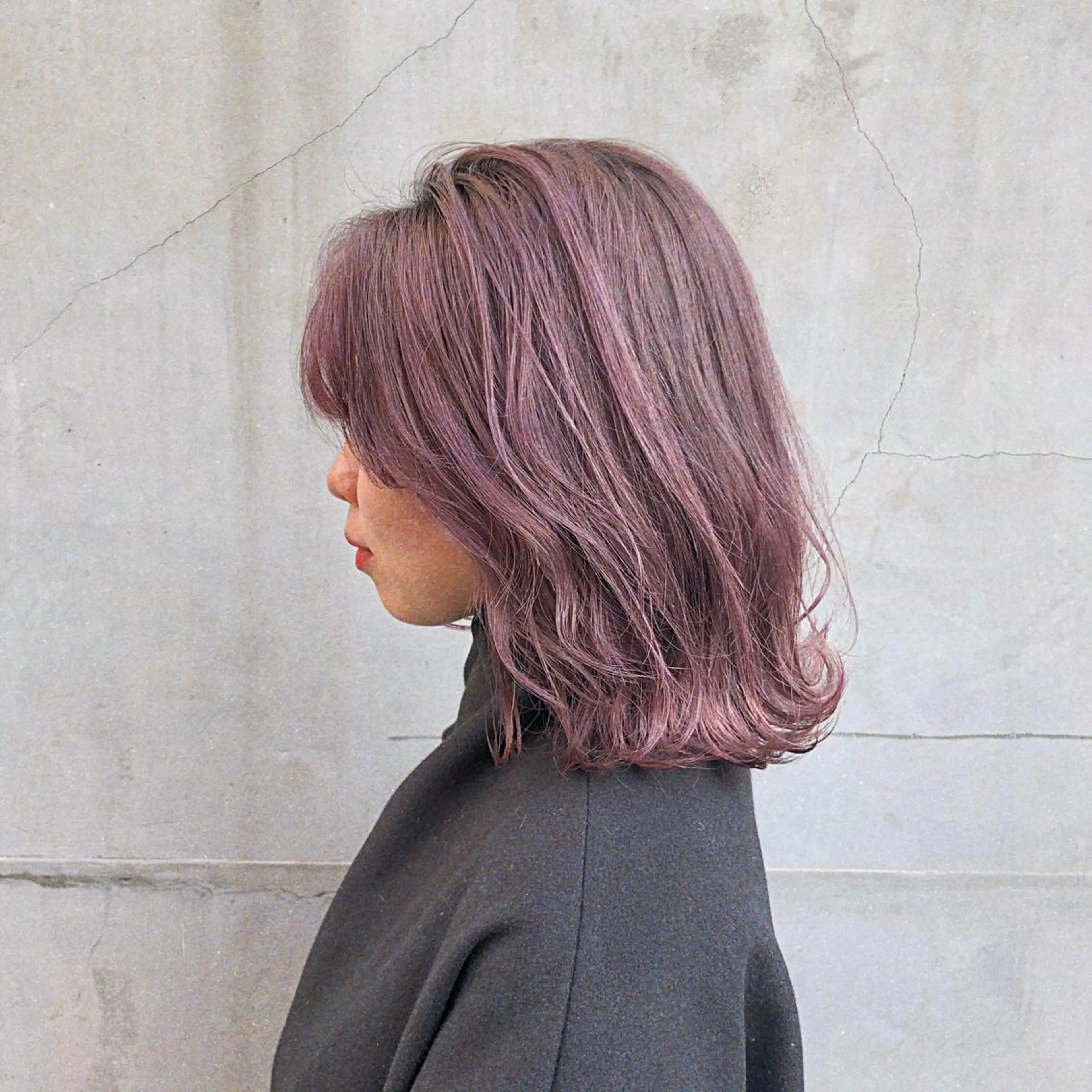 ミディアム カラー ヘアカラー トリートメント 堀江/心斎橋/西大橋 四ツ橋【Vers】のヘアスタイル