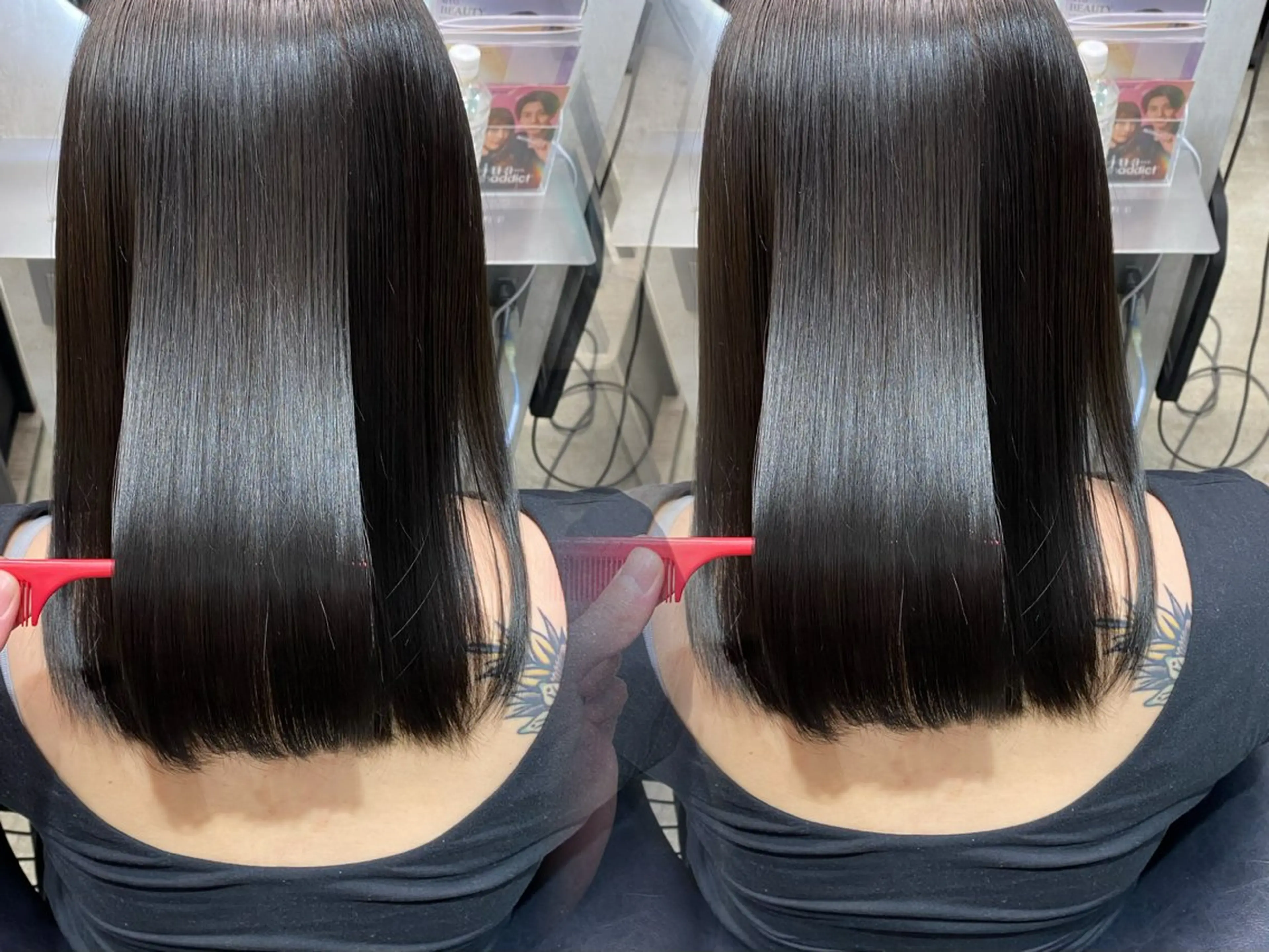 ミディアム カラー 髪質改善 トリートメント カット ヘアカラー トリートメント etora渋谷店所属・レイヤー×髪質改善✨ 渋谷/佐藤侑哉のヘアスタイル