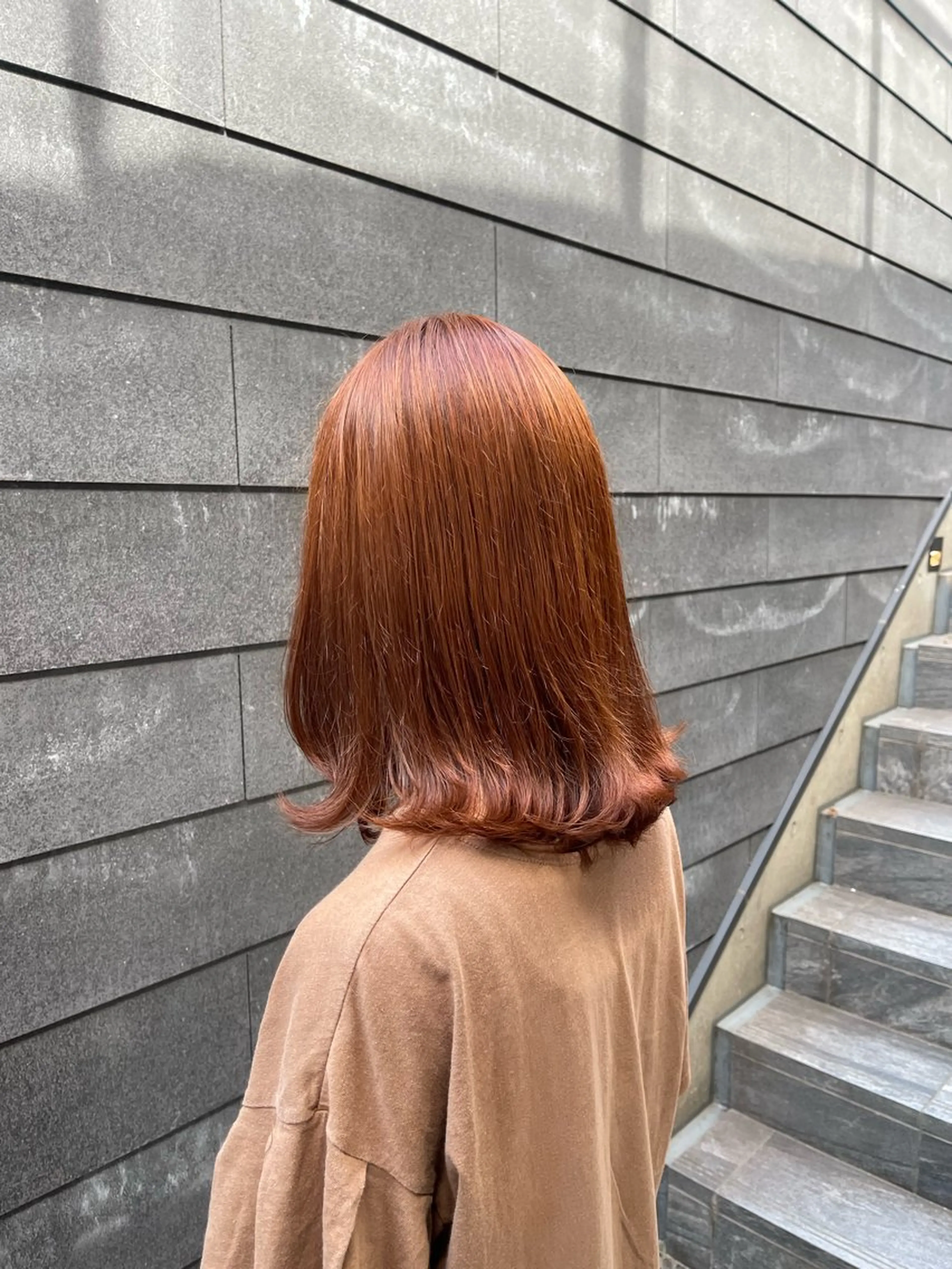 ミディアム カラー 愛莉/ラベンダー/ ベージュ/ブラウンのヘアスタイル