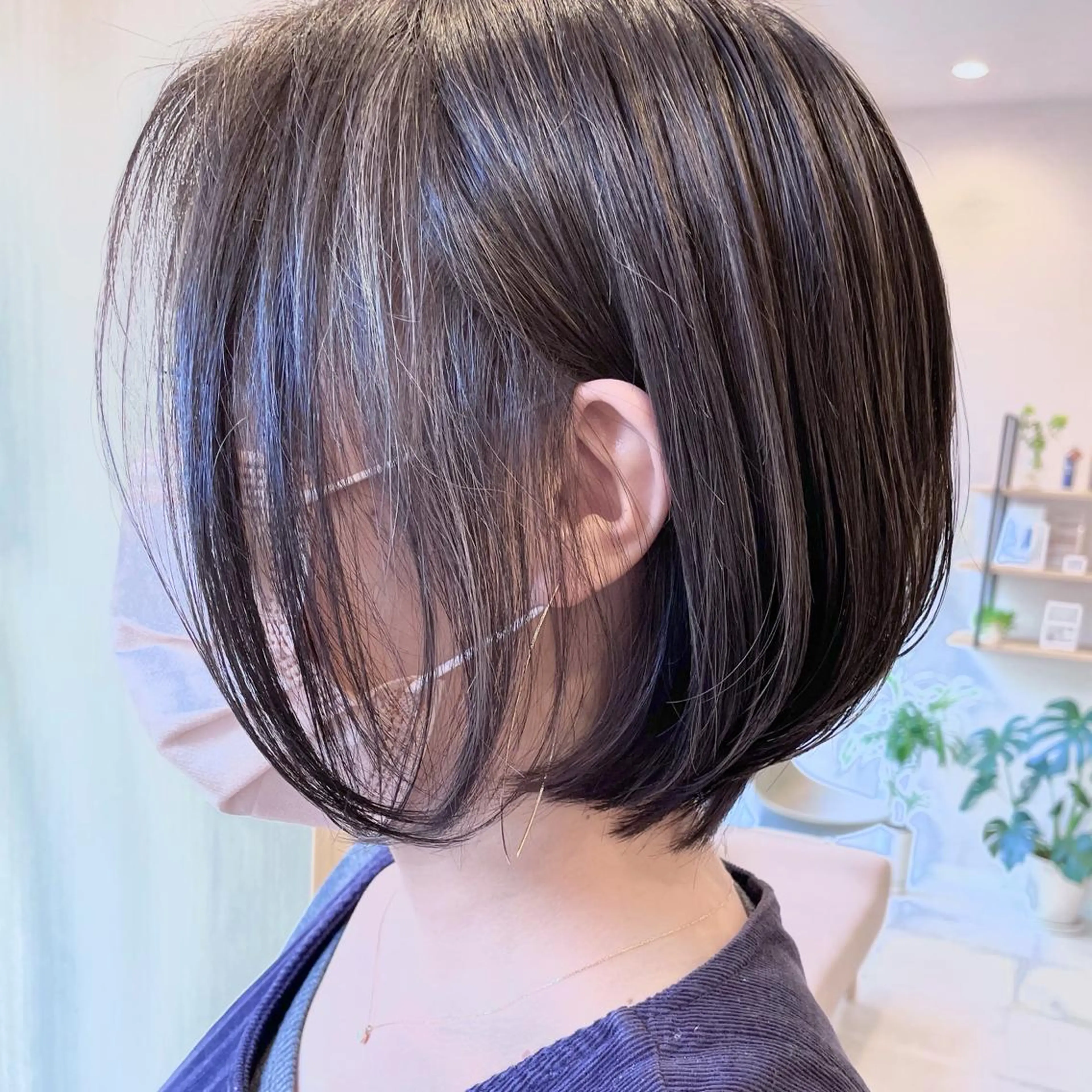 ショート カラー ハイライトカラー ボブ ハイライト ハイライト／艶カラー 大河シンジのヘアスタイル