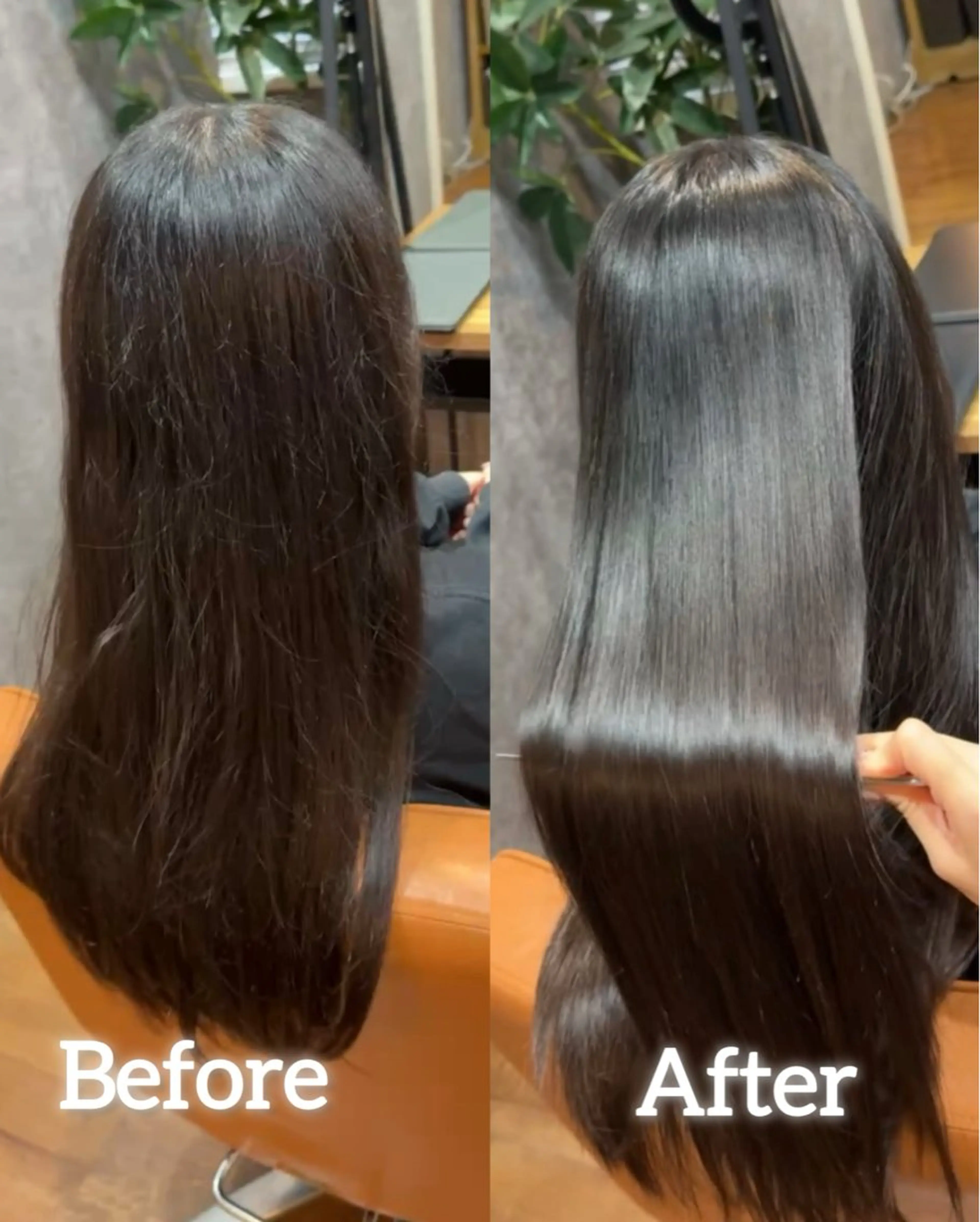 ロング カット 縮毛矯正 トリートメント cocoa船橋🦄 chinamiのヘアスタイル