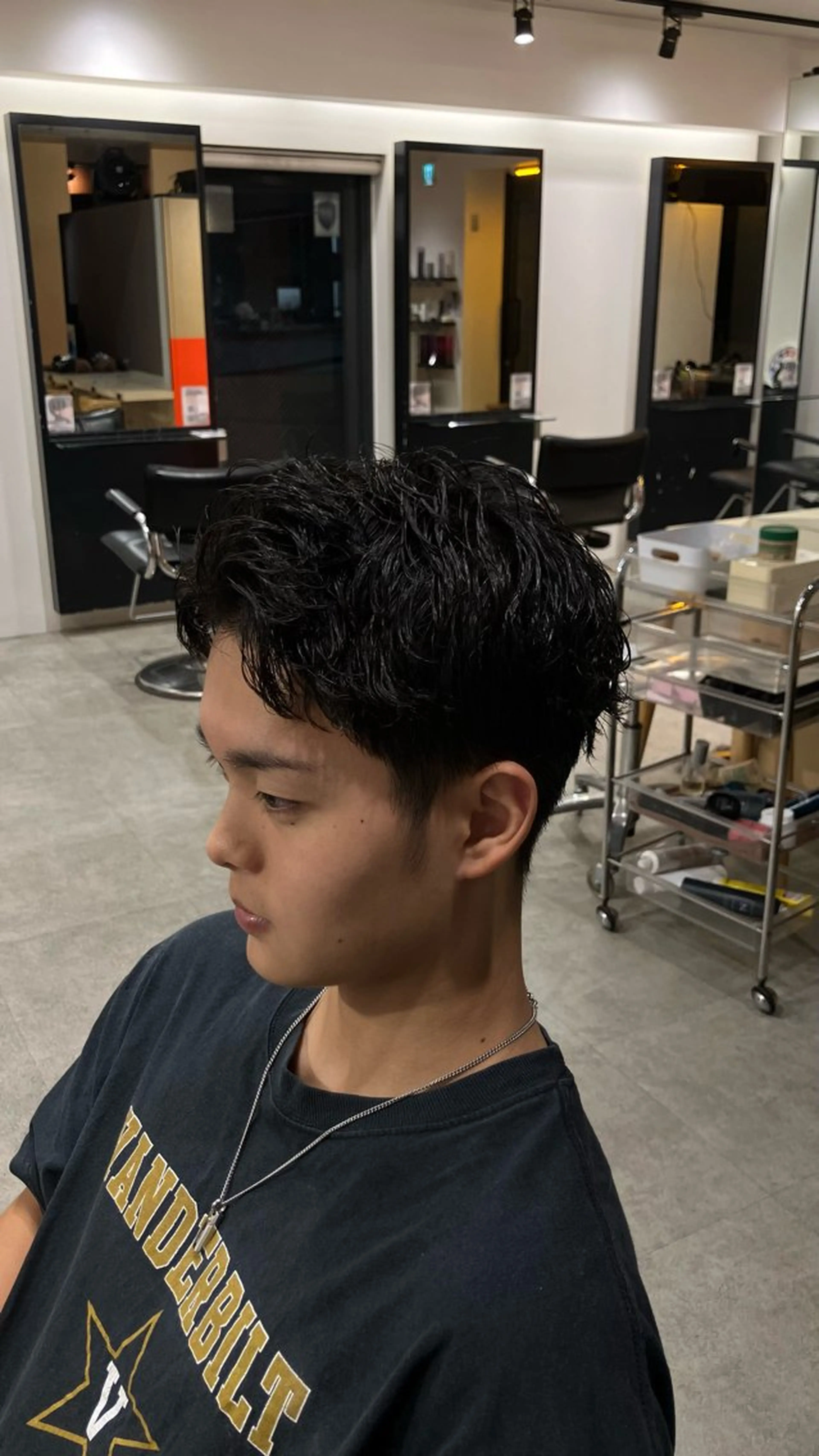 ショート パーマ パーマ RETOUCH by fifth メンズサロン【レタッチ バイ フィフス】所属・fifth原宿 A:Ri🧸のヘアスタイル