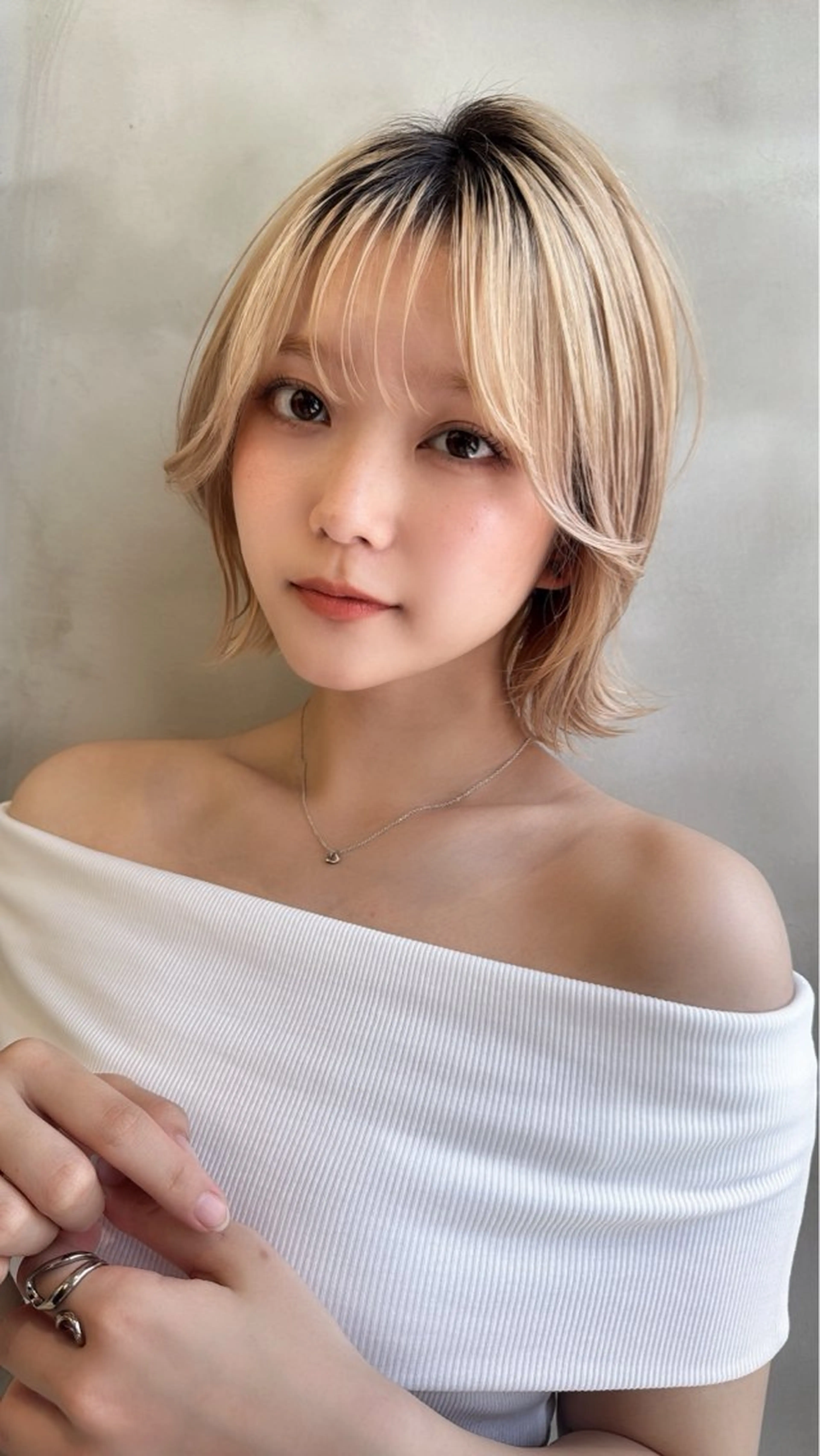 ミディアム カラー カット ヘアカラー トリートメント 🍀小川大輔🍀 ボブ/ブリーチ🥇のヘアスタイル