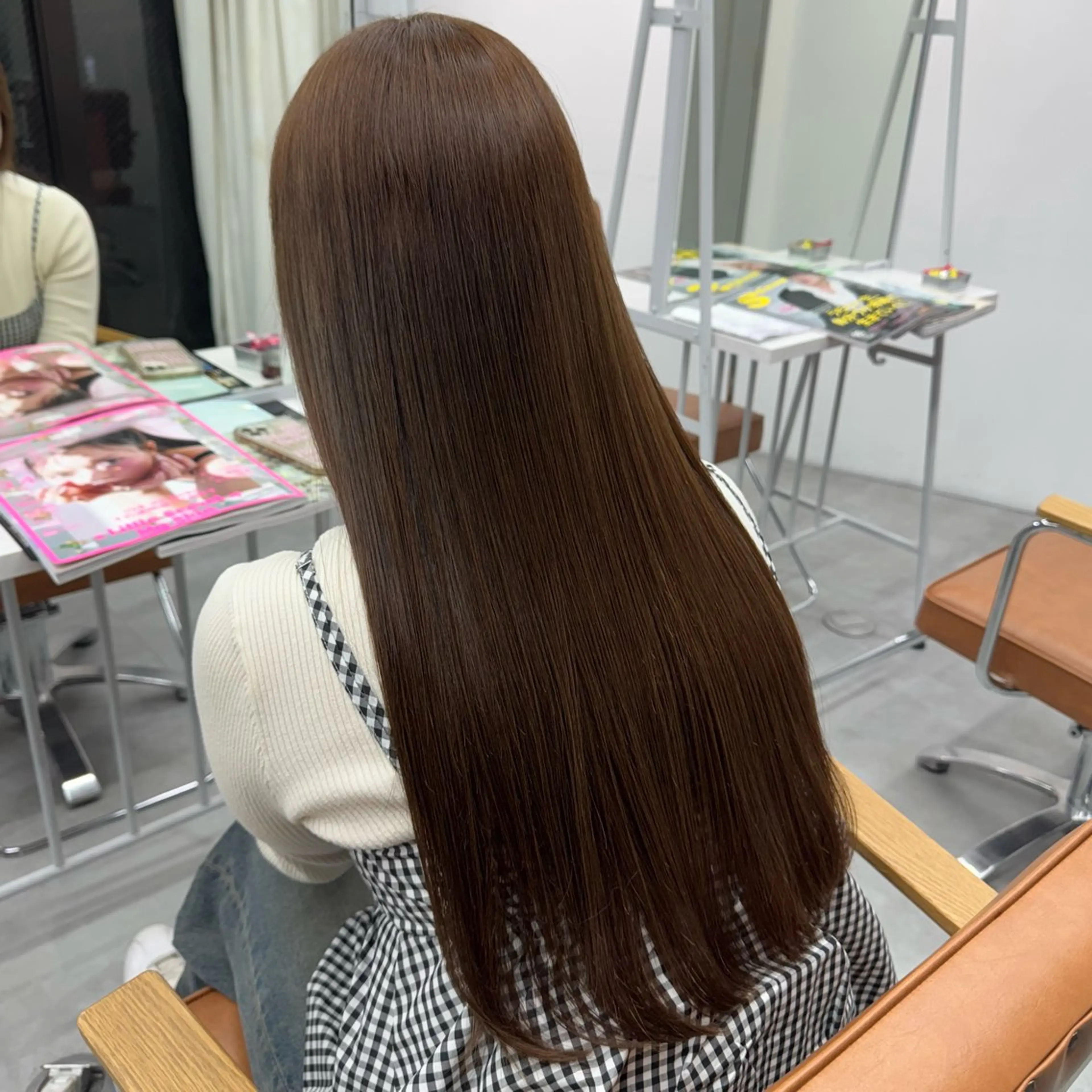 ロング カラー ヘアアレンジ ヘアカラー ブリーチなしカラー /新百合ヶ丘/安形翔のヘアスタイル