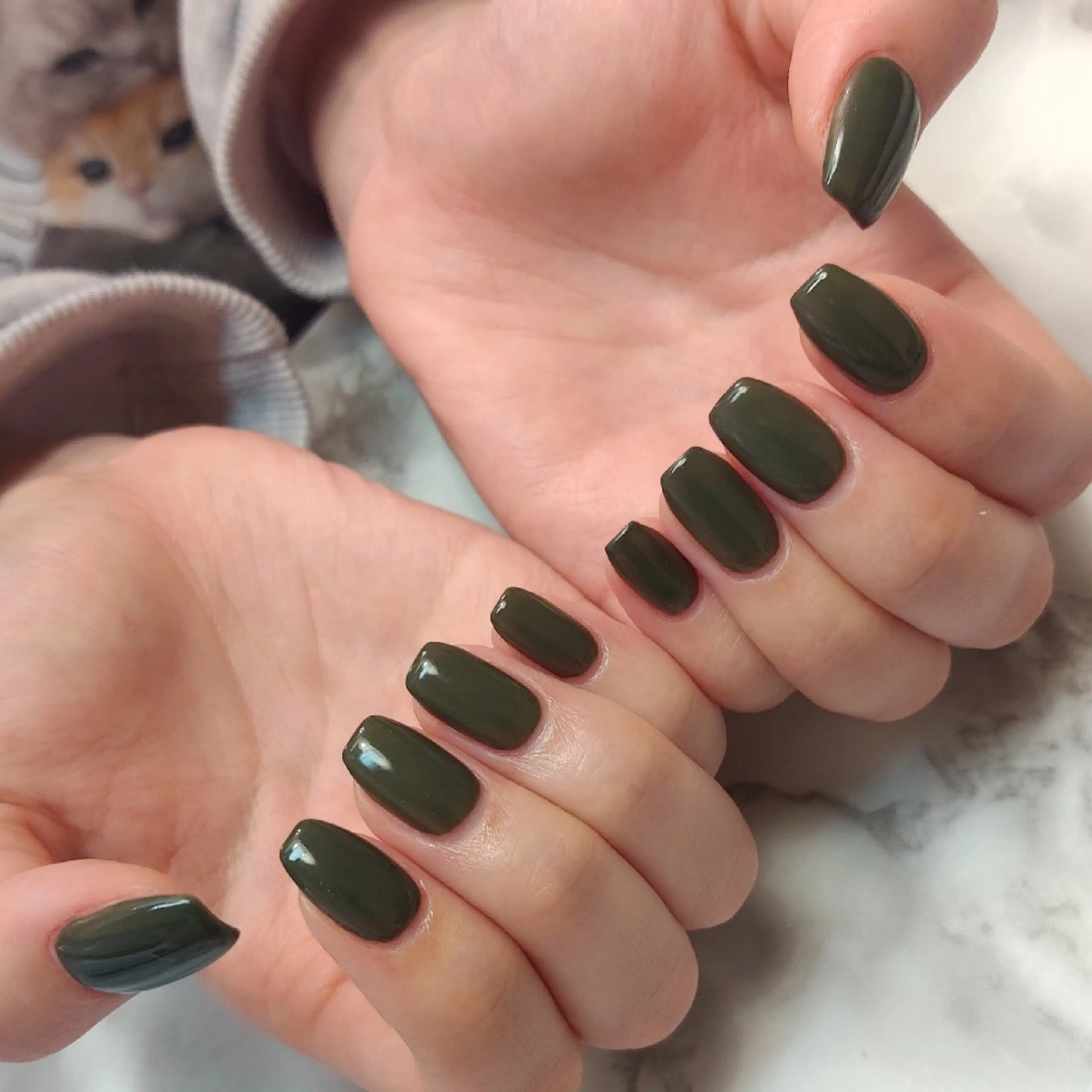 ネイル ワンカラーネイル ジェヌインネイル 河内のネイルデザイン