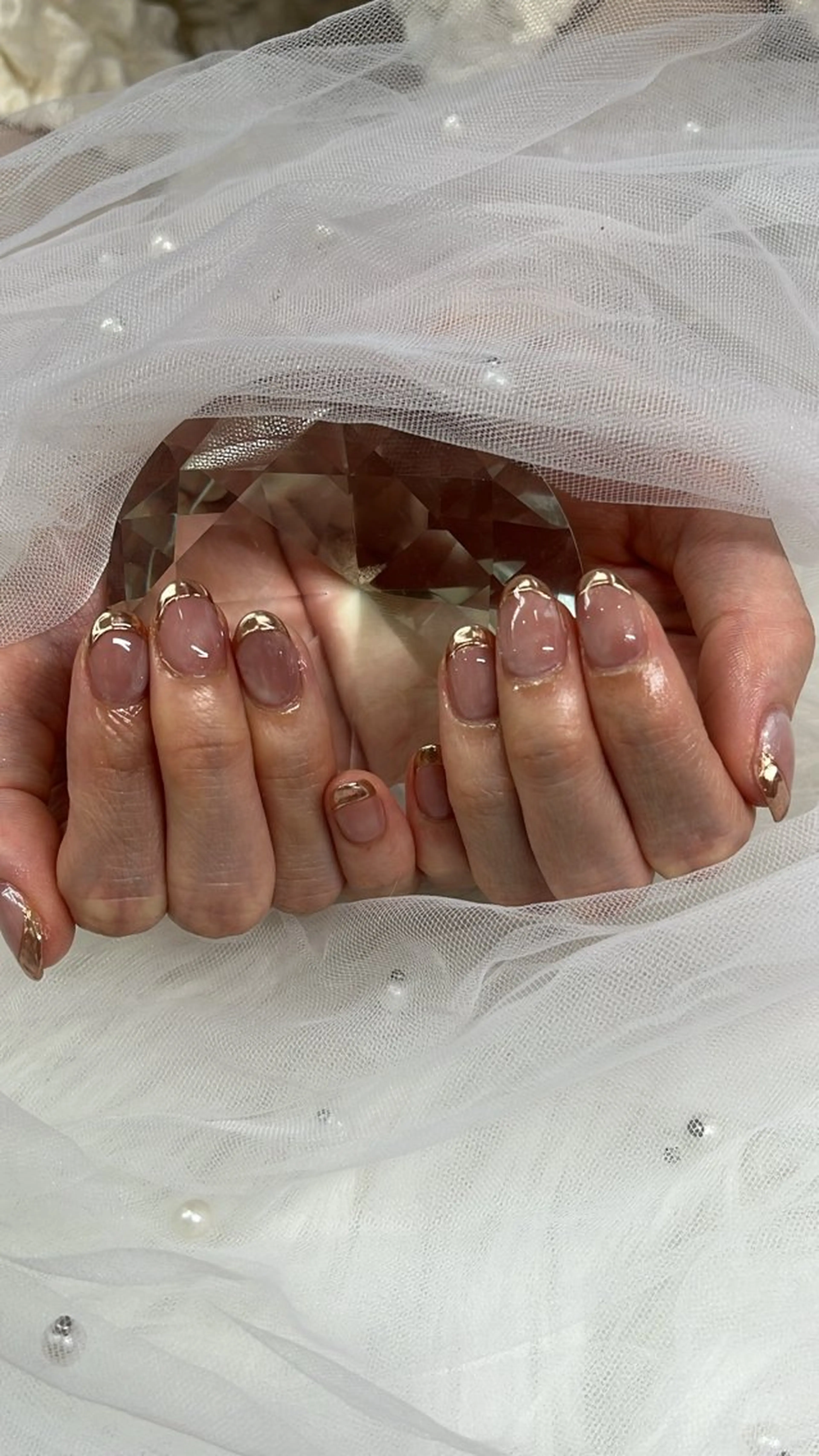 ネイル フレンチネイル ミラーネイル ニュアンスネイル ハンドネイル Partie所属・Partie （パルティ）のネイルデザイン