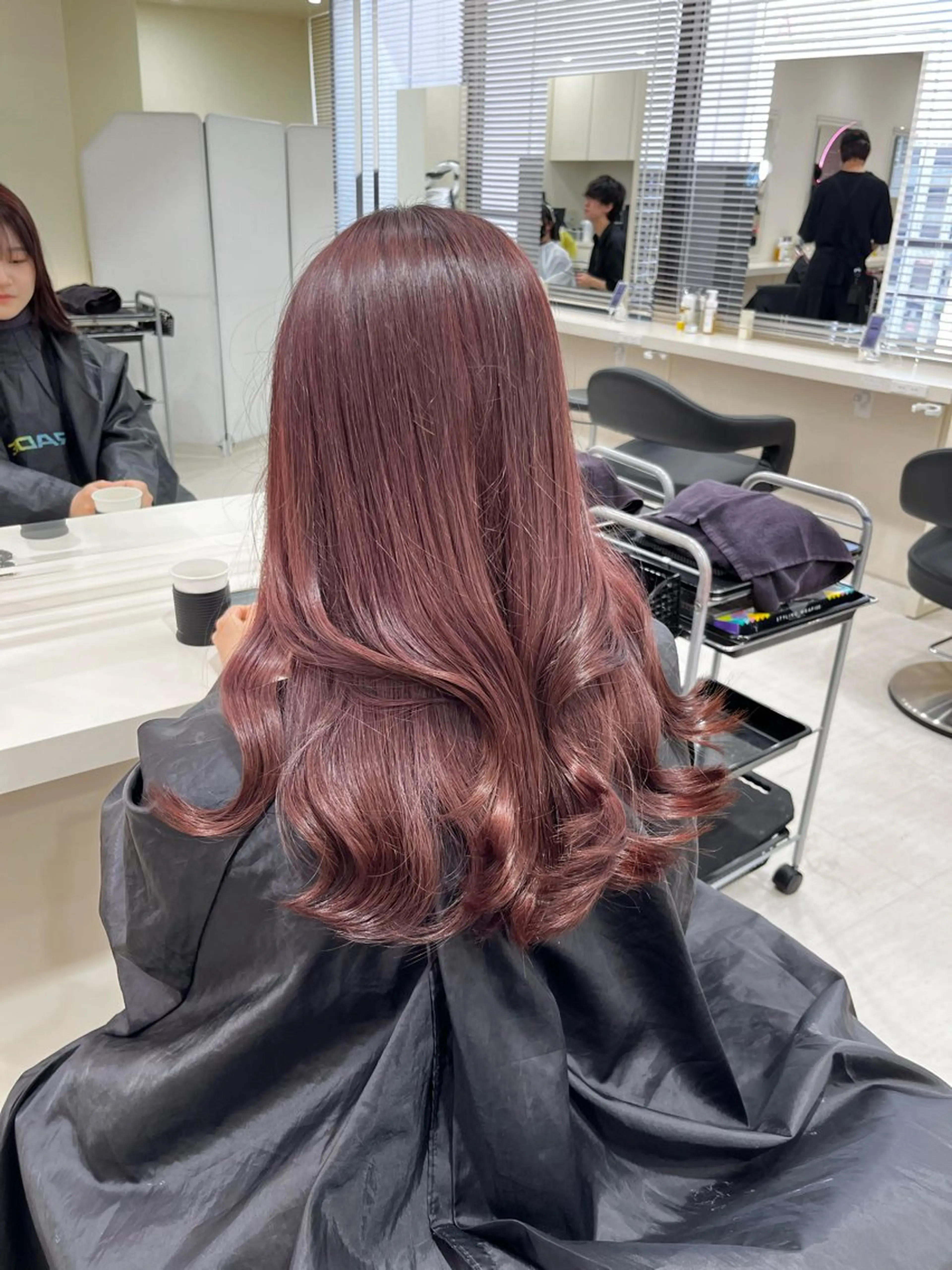 セミロング カラー 💟RINNA 艶カラー💟のヘアスタイル