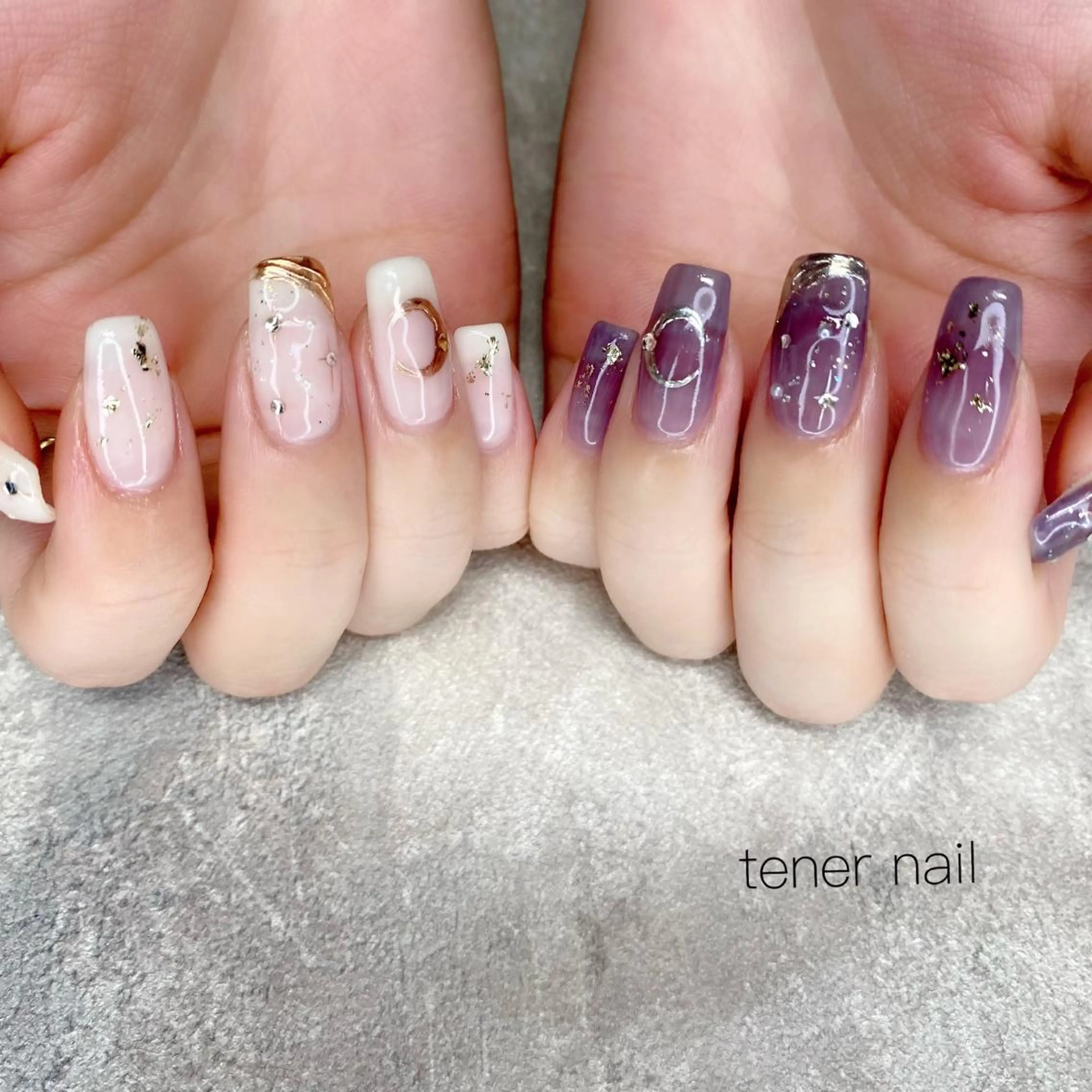 ネイル キラキラネイル テネルネイル tener nailのネイルデザイン