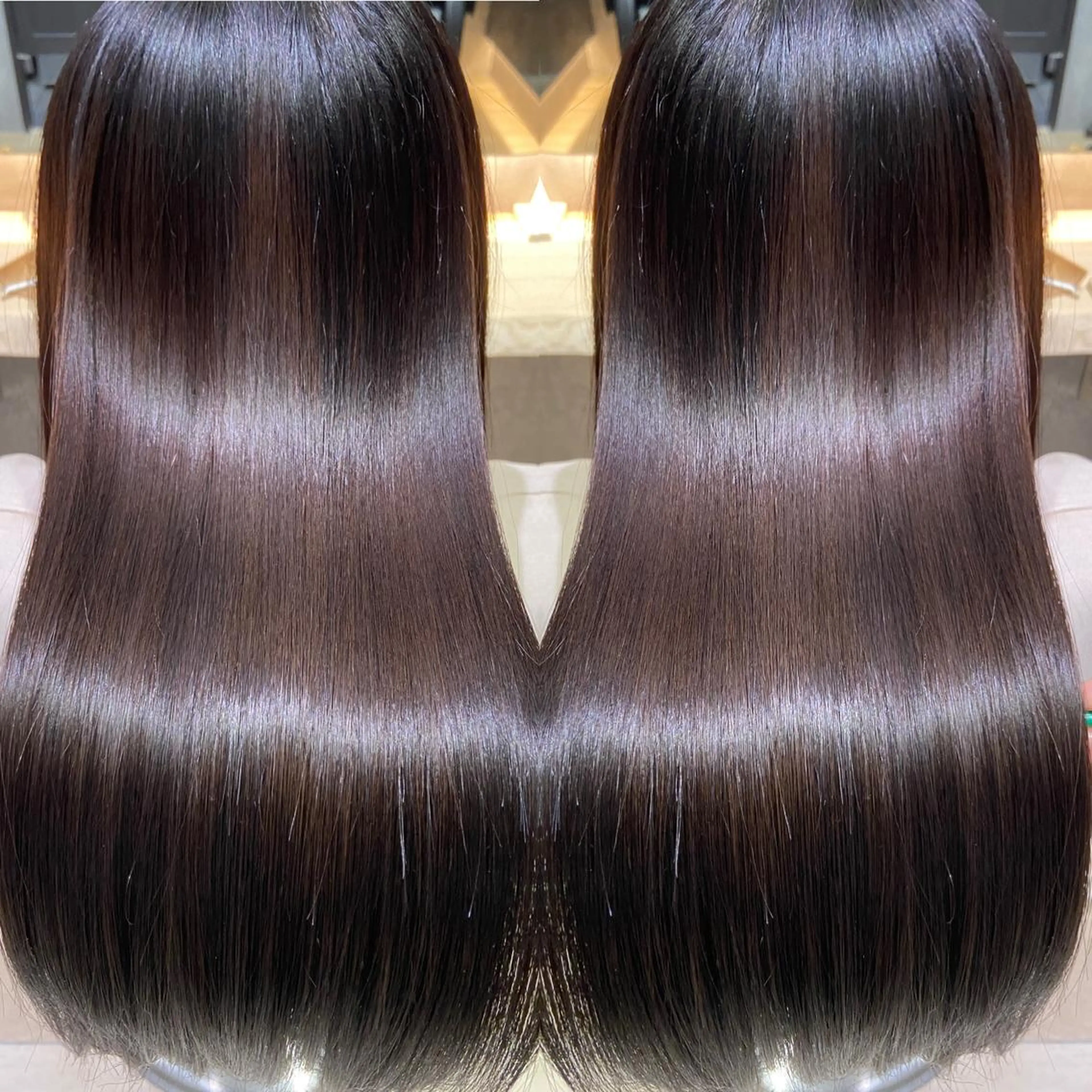 ロング カット トリートメント ツバサ 髪質改善のヘアスタイル