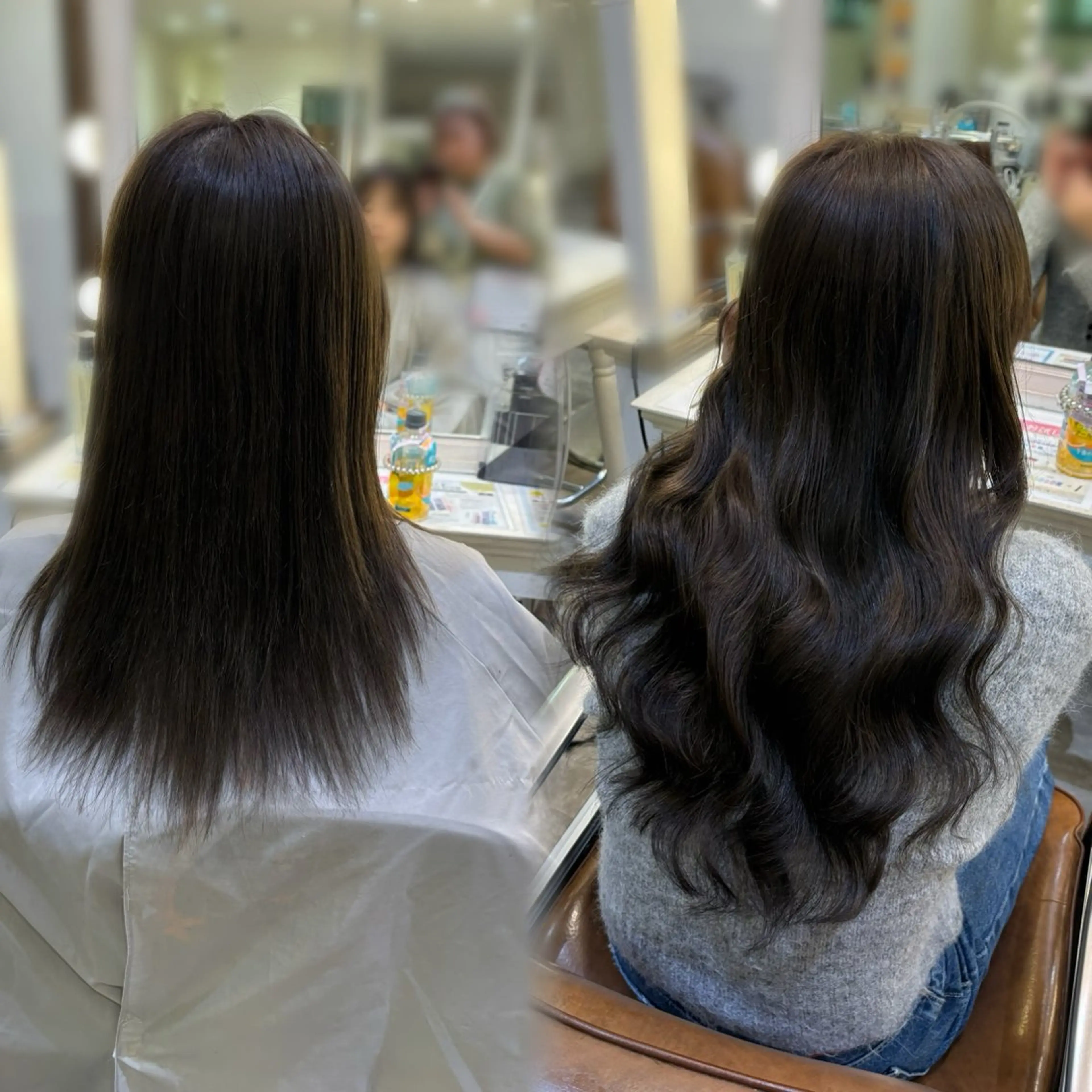 （💥今月限定💥）🤍ロングにイメチェン🤍長さだし エクステ60本＋エクステカットの写真