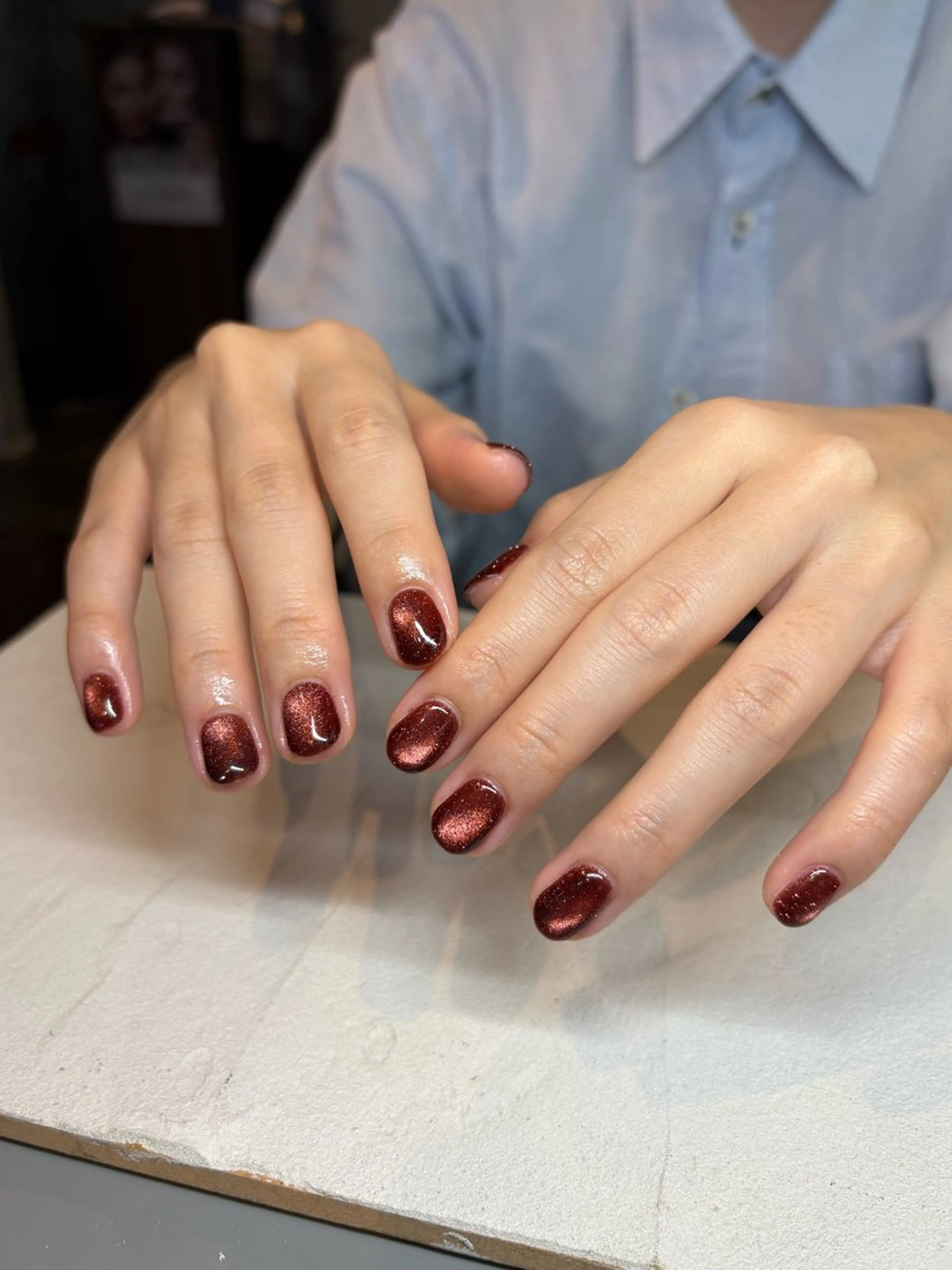 ネイル マグネットネイル ワンカラーネイル NAKAMOTO ★のネイルデザイン