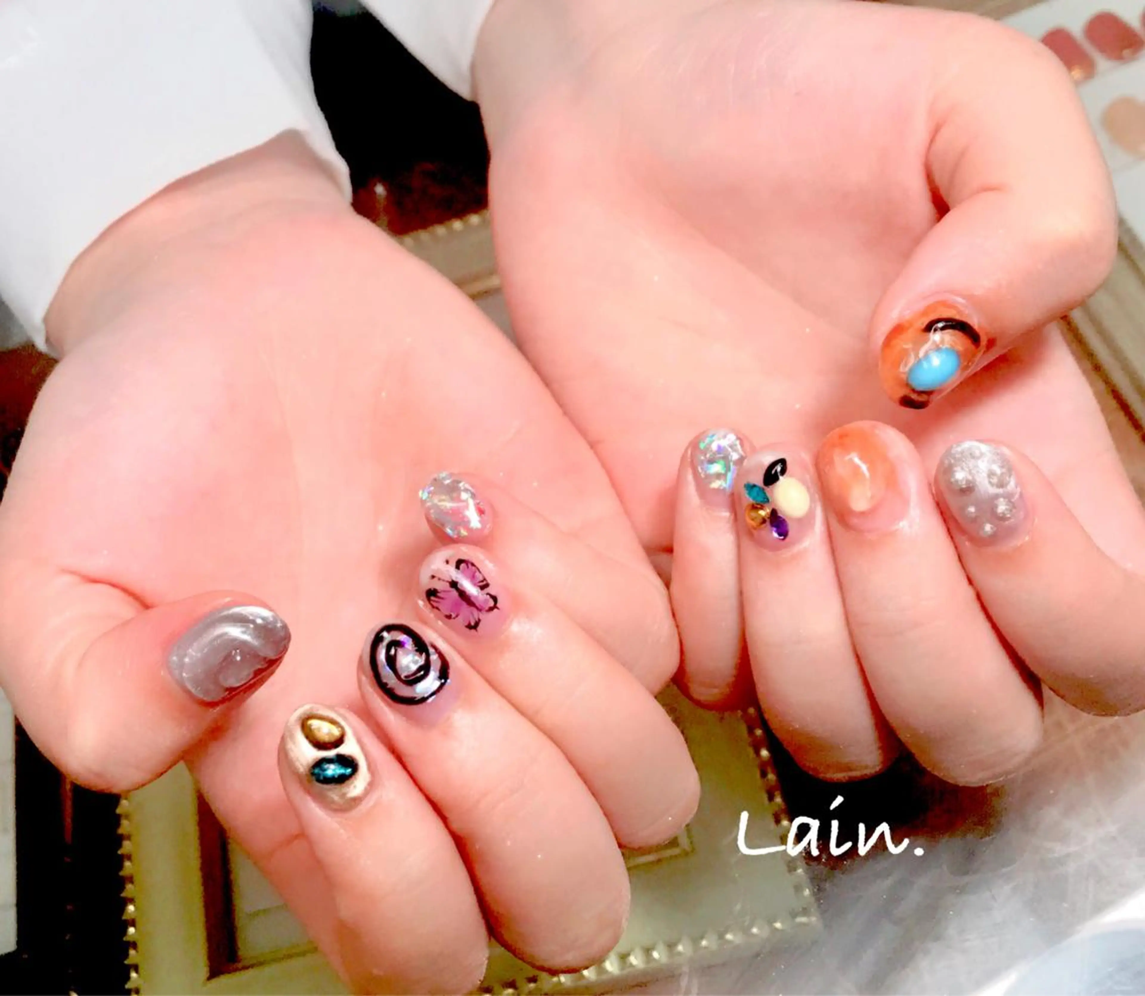ネイル Liennail 持込デザインやり放題のネイルデザイン