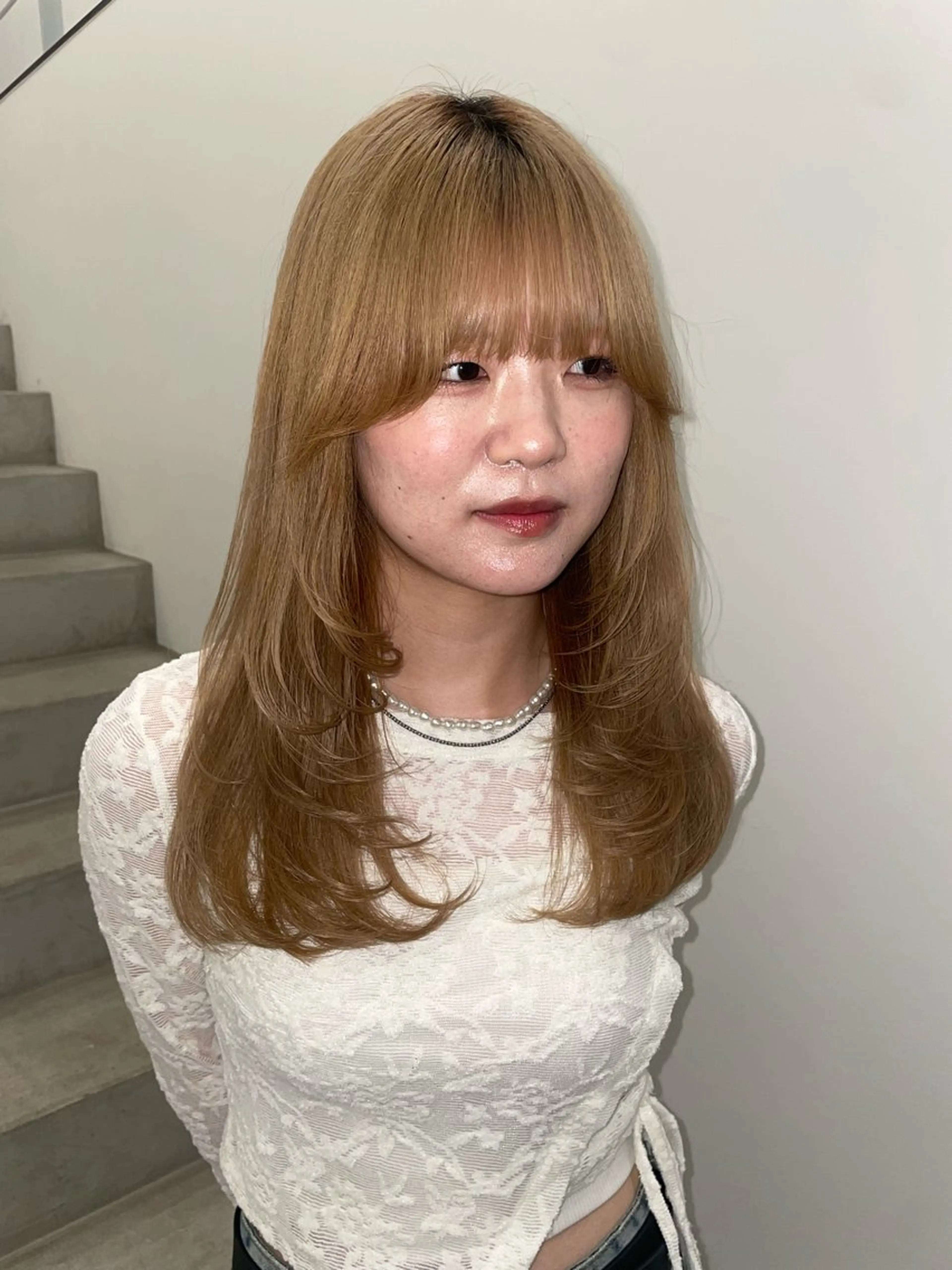 ロング ミユ/ショート/ カットモデル/名東区のヘアスタイル