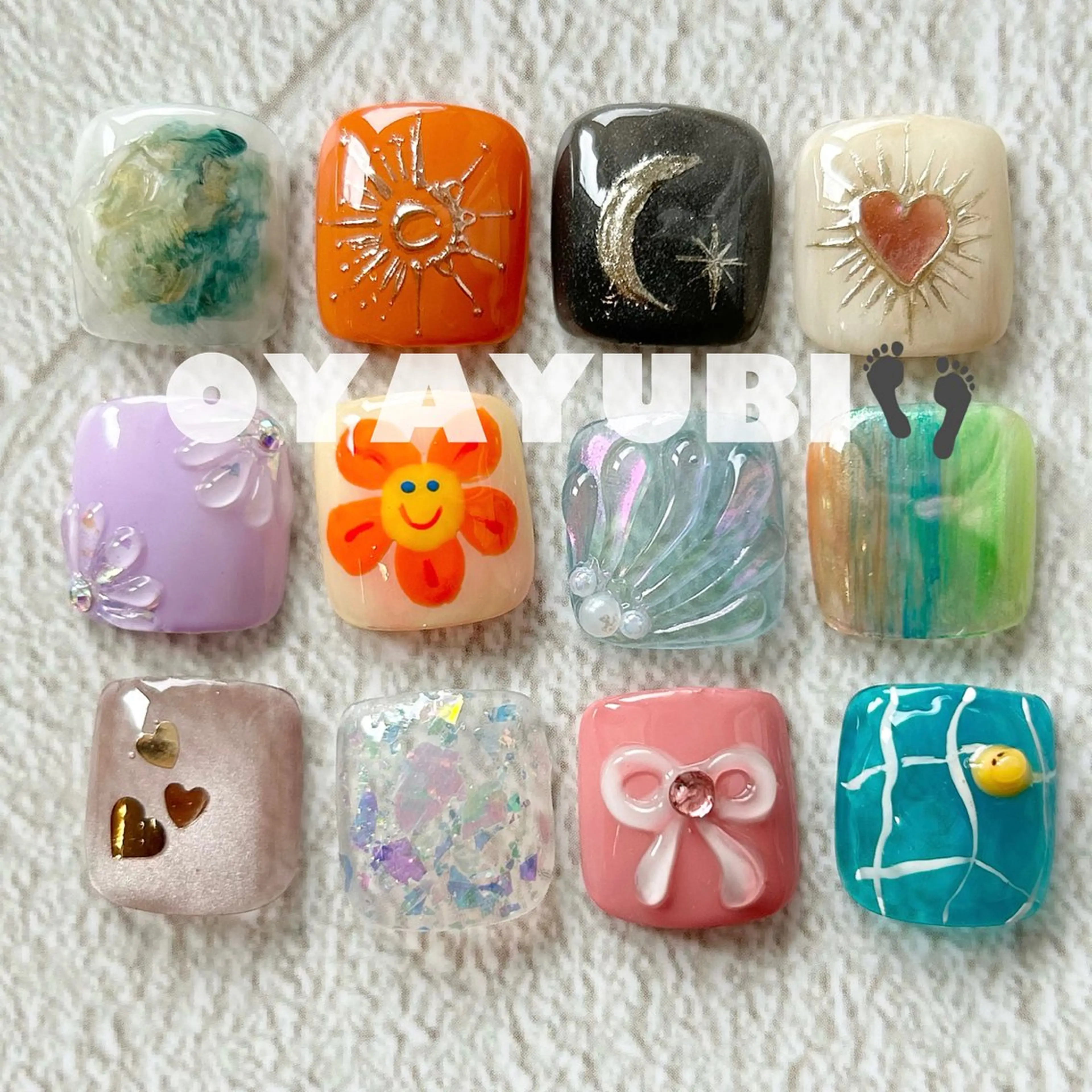 ネイル フットネイル リボン nail salon amyのネイルデザイン
