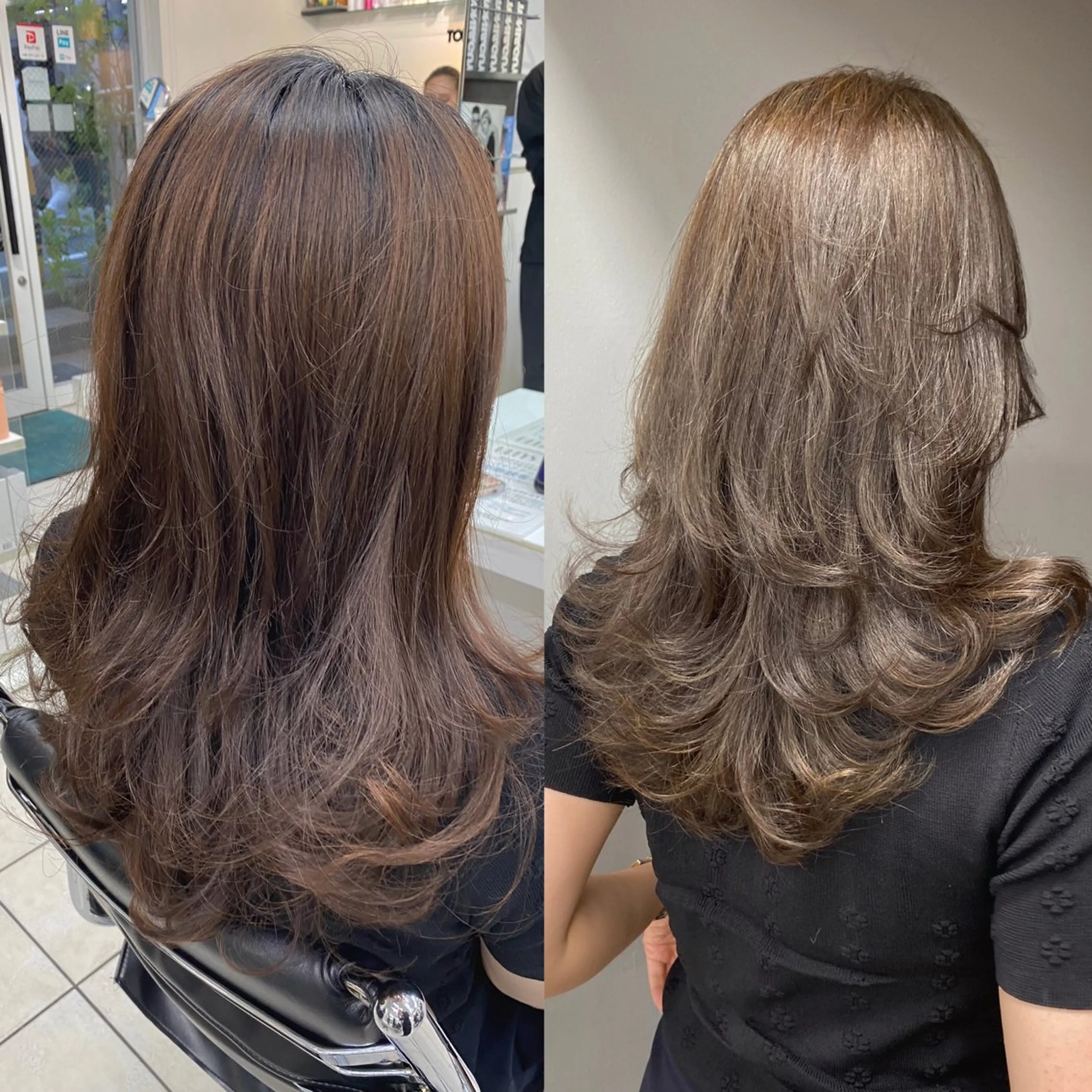 セミロング 星野 菜月のヘアスタイル