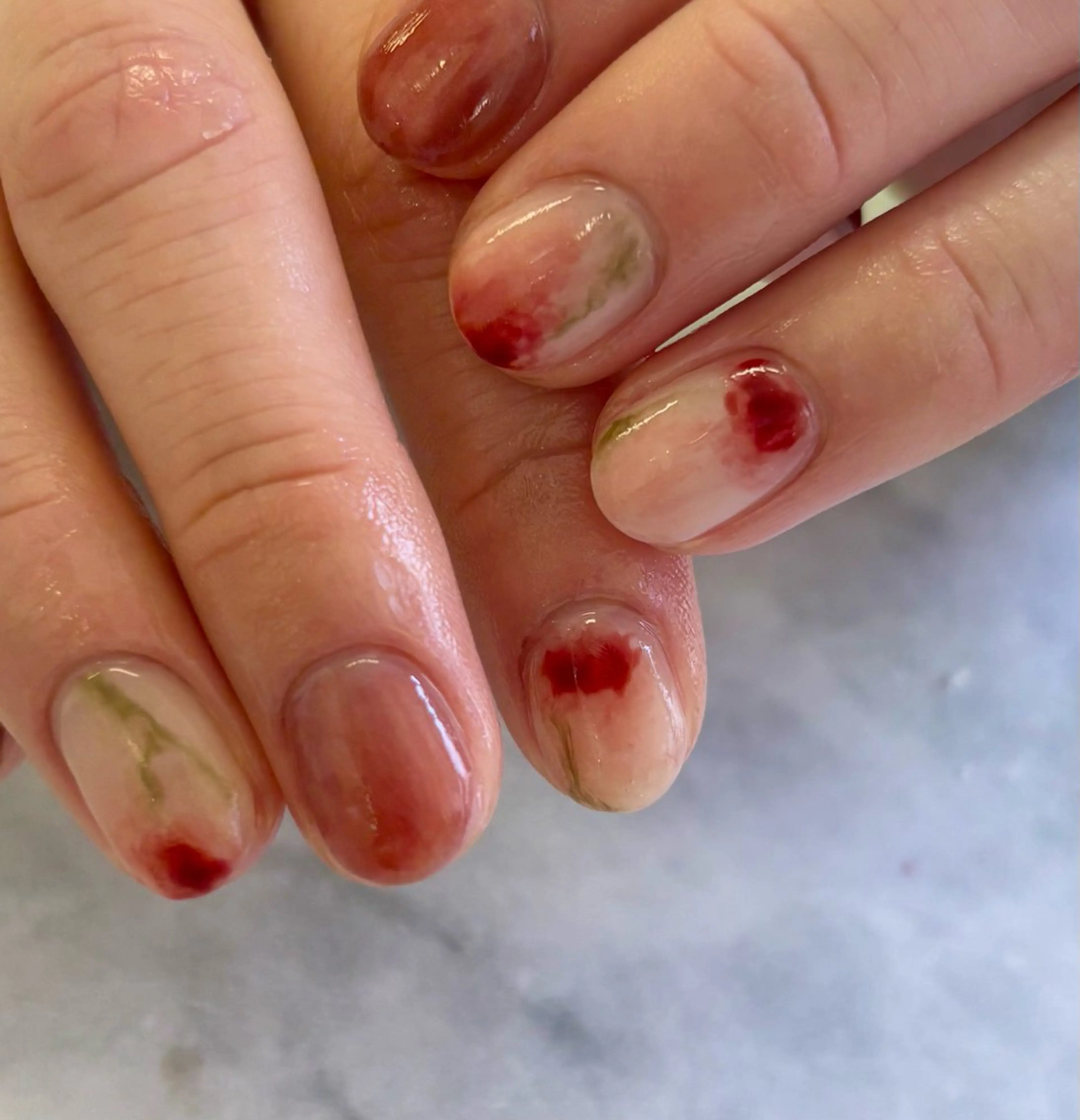 ネイル Bianca関内 USUI🐢のネイルデザイン