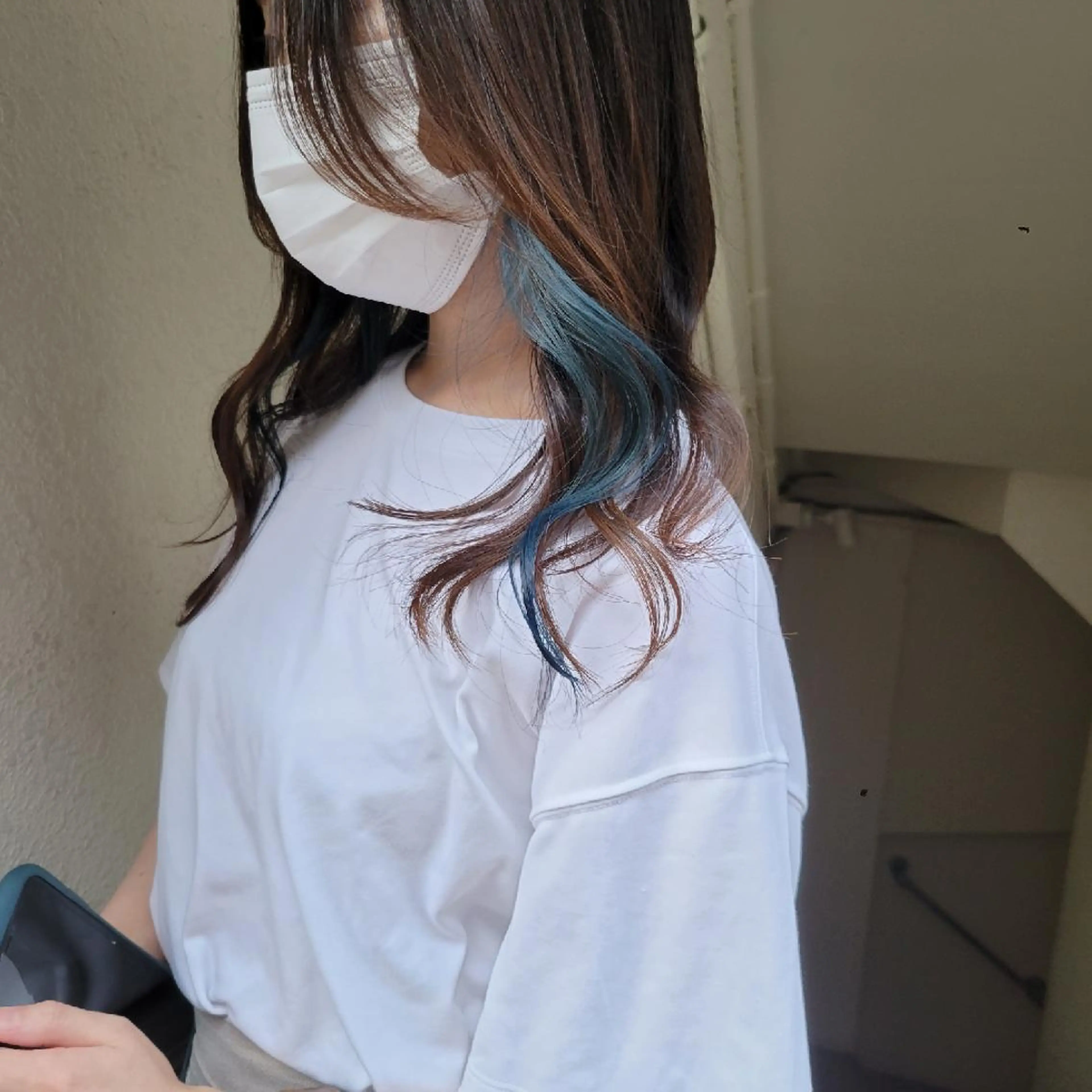 セミロング ヘアカラー トリートメント 🇰🇷透明感×ハイ トーン🌟tomoのヘアスタイル