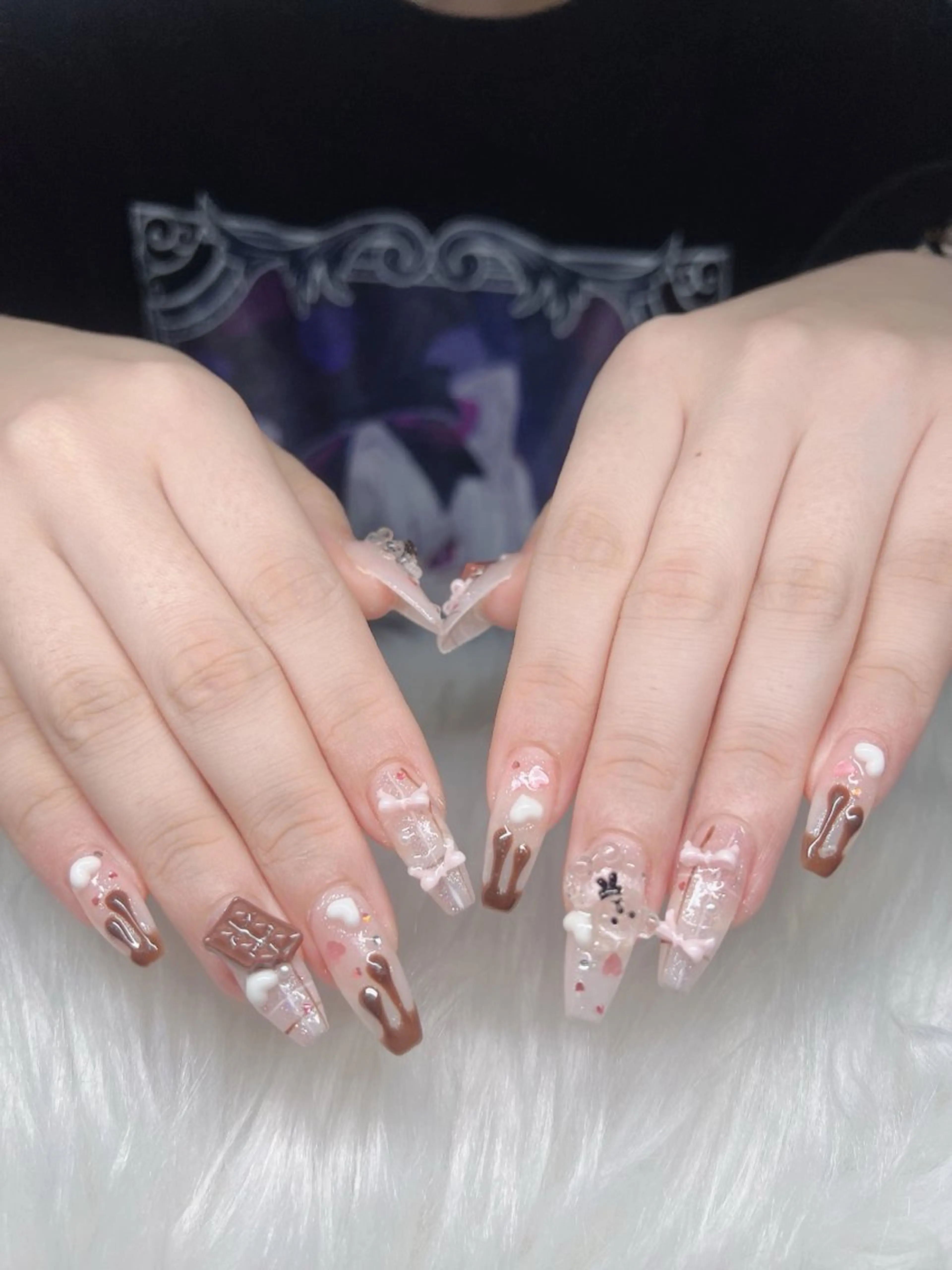 ネイル ハンドネイル Lee Nails チップ長さだし専門店のネイルデザイン