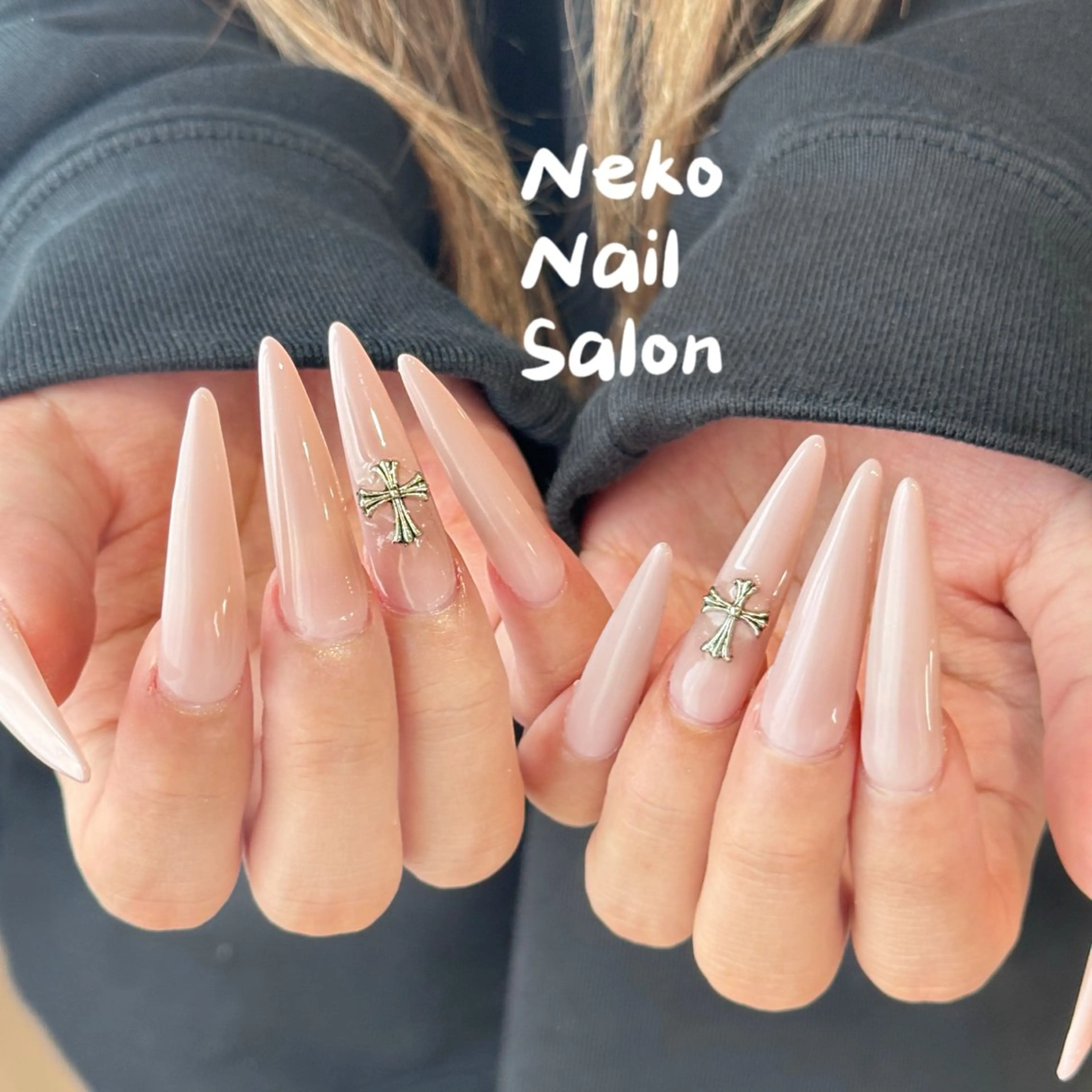 ネイル ロングネイル スーパーロングネイル neko nailのネイルデザイン