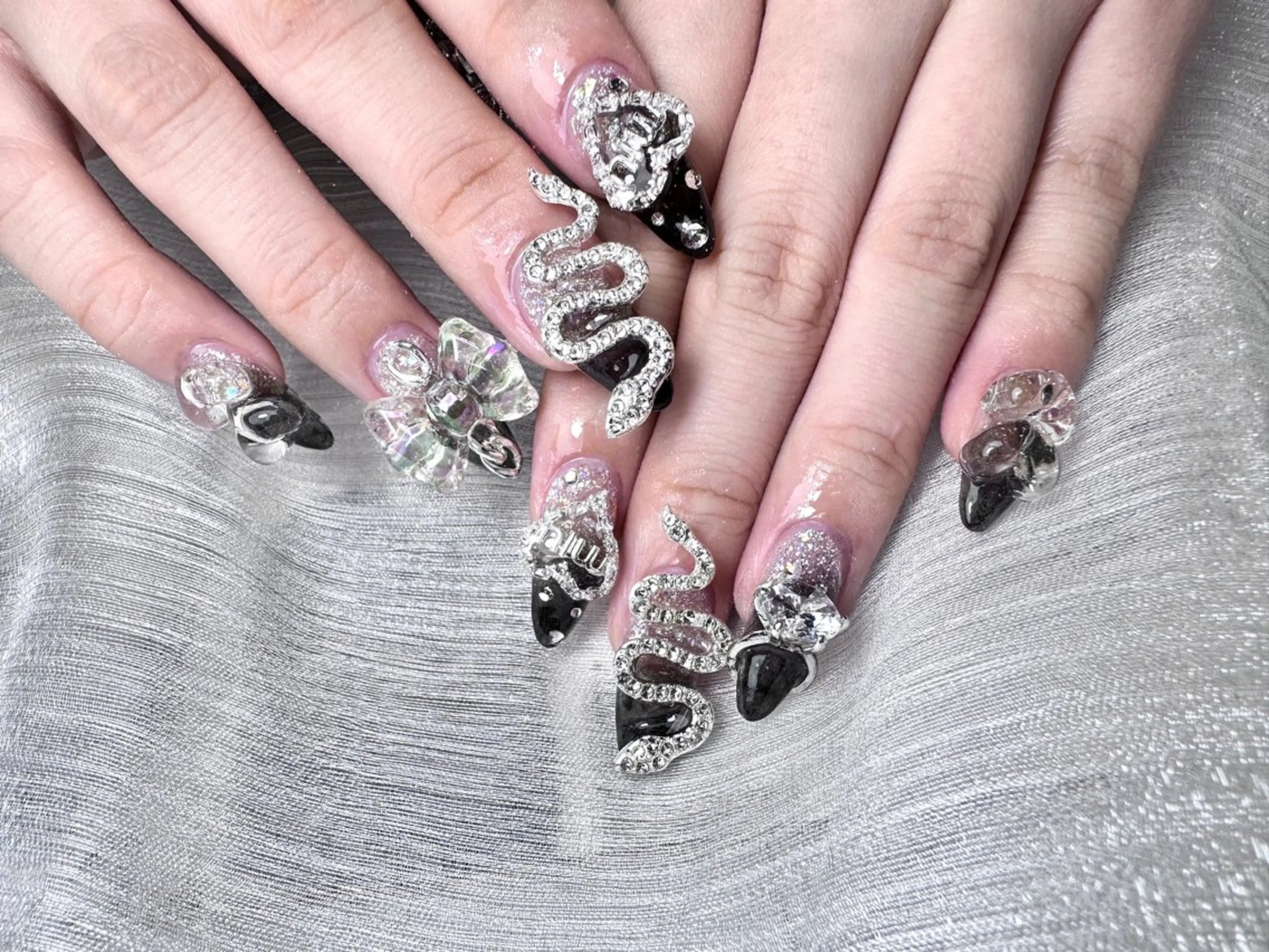 【長さだし】アート10本◎店内パーツ/シール無制限(180分) ワンホンネイル◎の写真